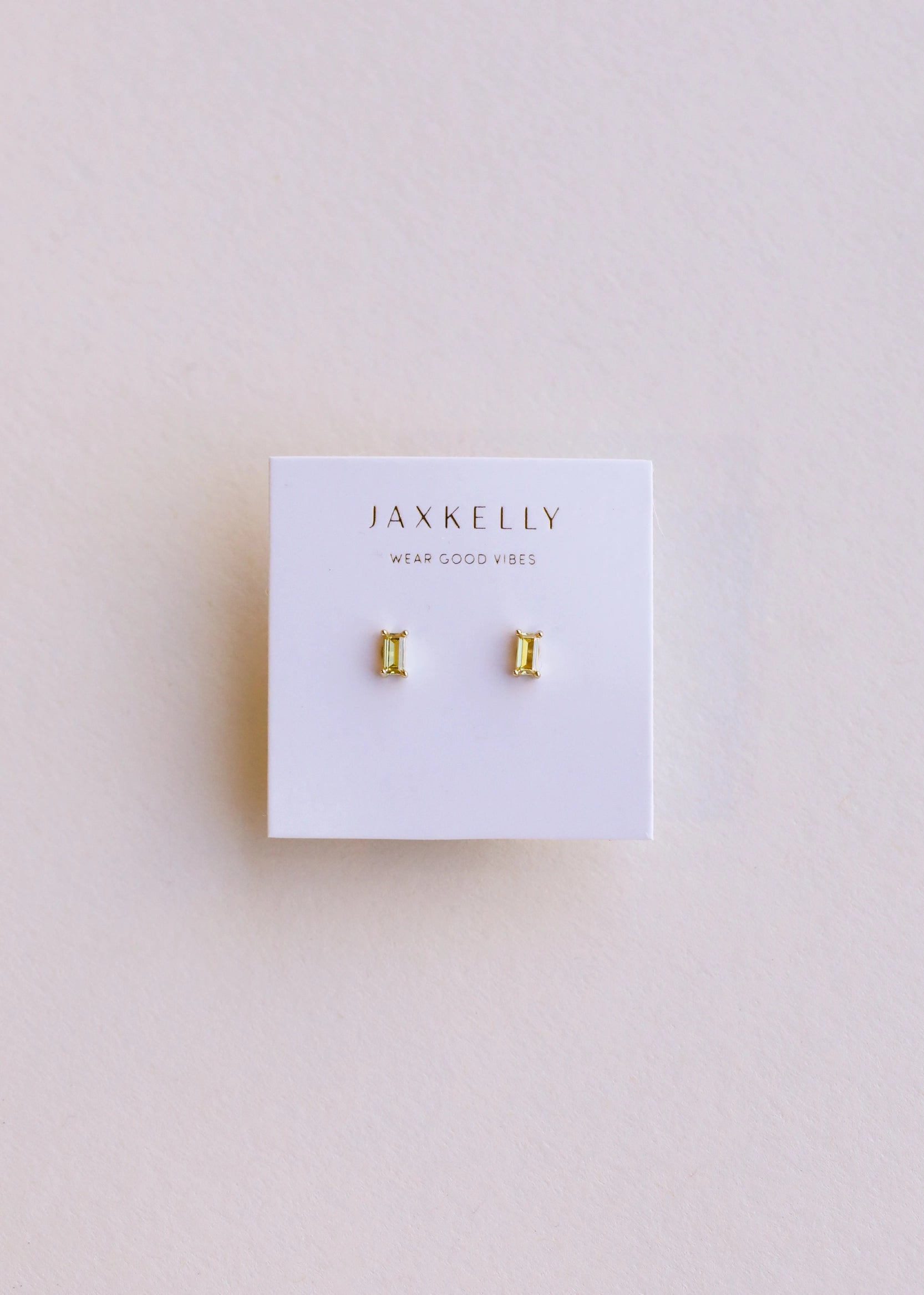 Baguette Gold Earrings