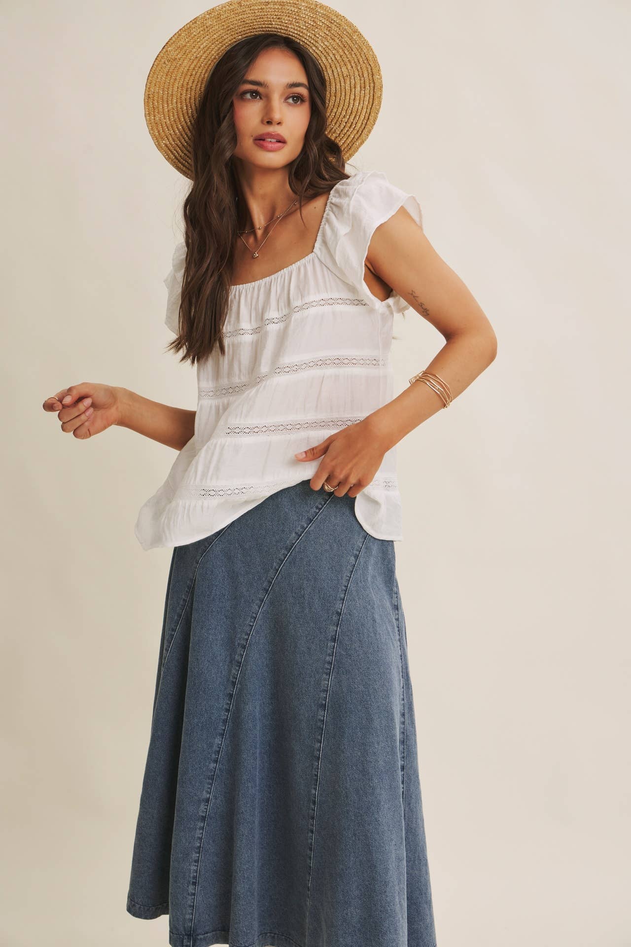 Juliet Boho Lace Top