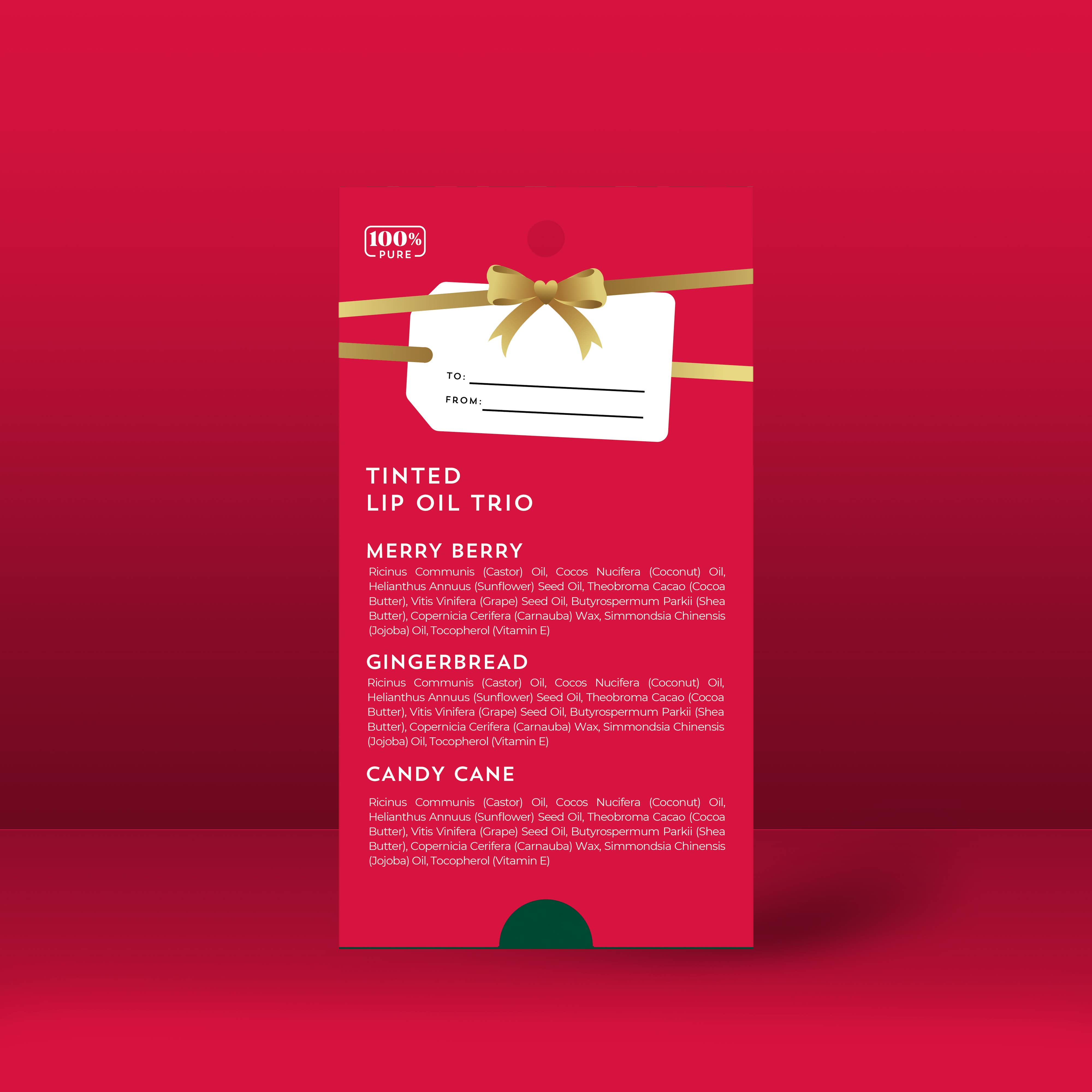 Tinted Lip Oil Trio – Fa La La