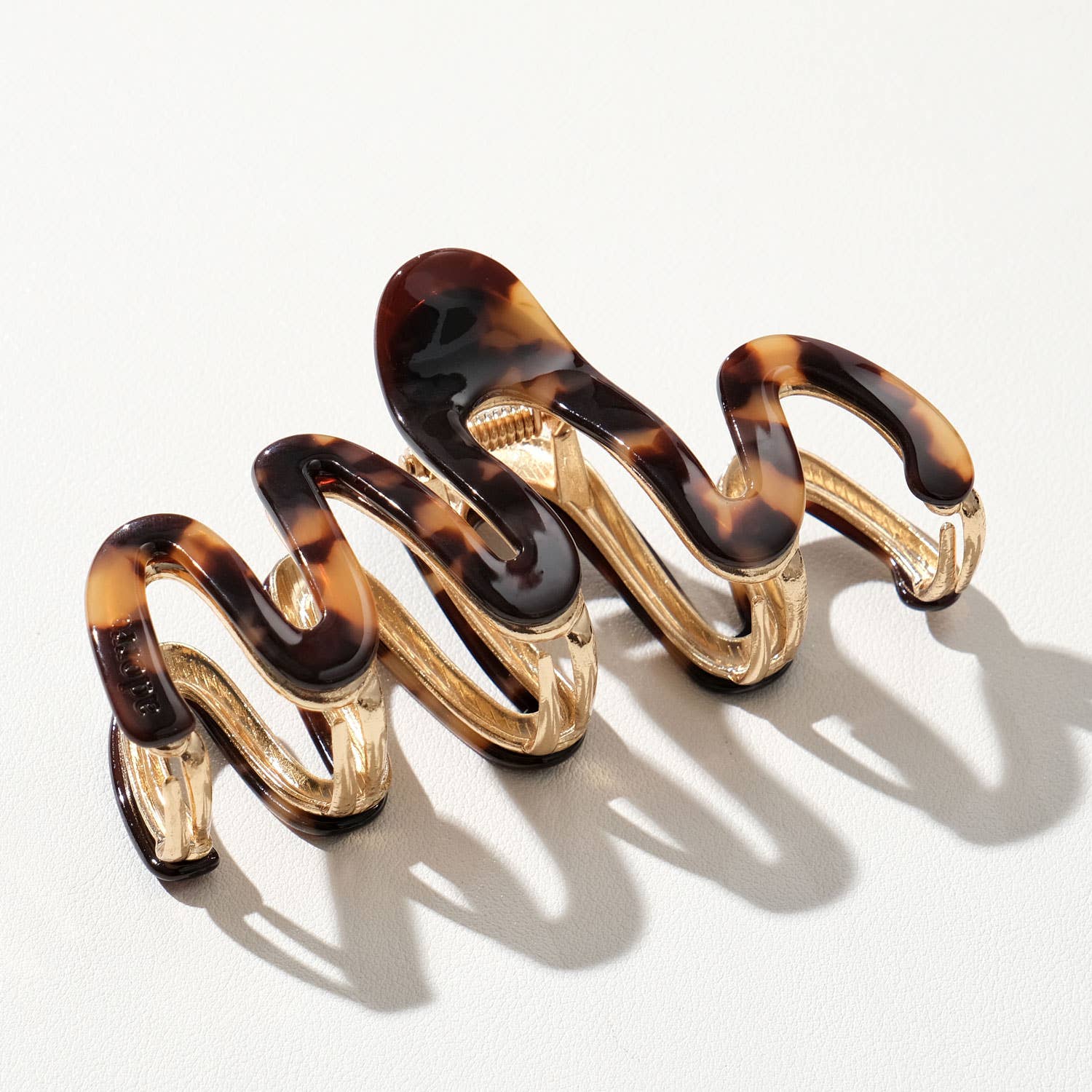 Willow Vintage Metal Large Squiggle Claw Clip