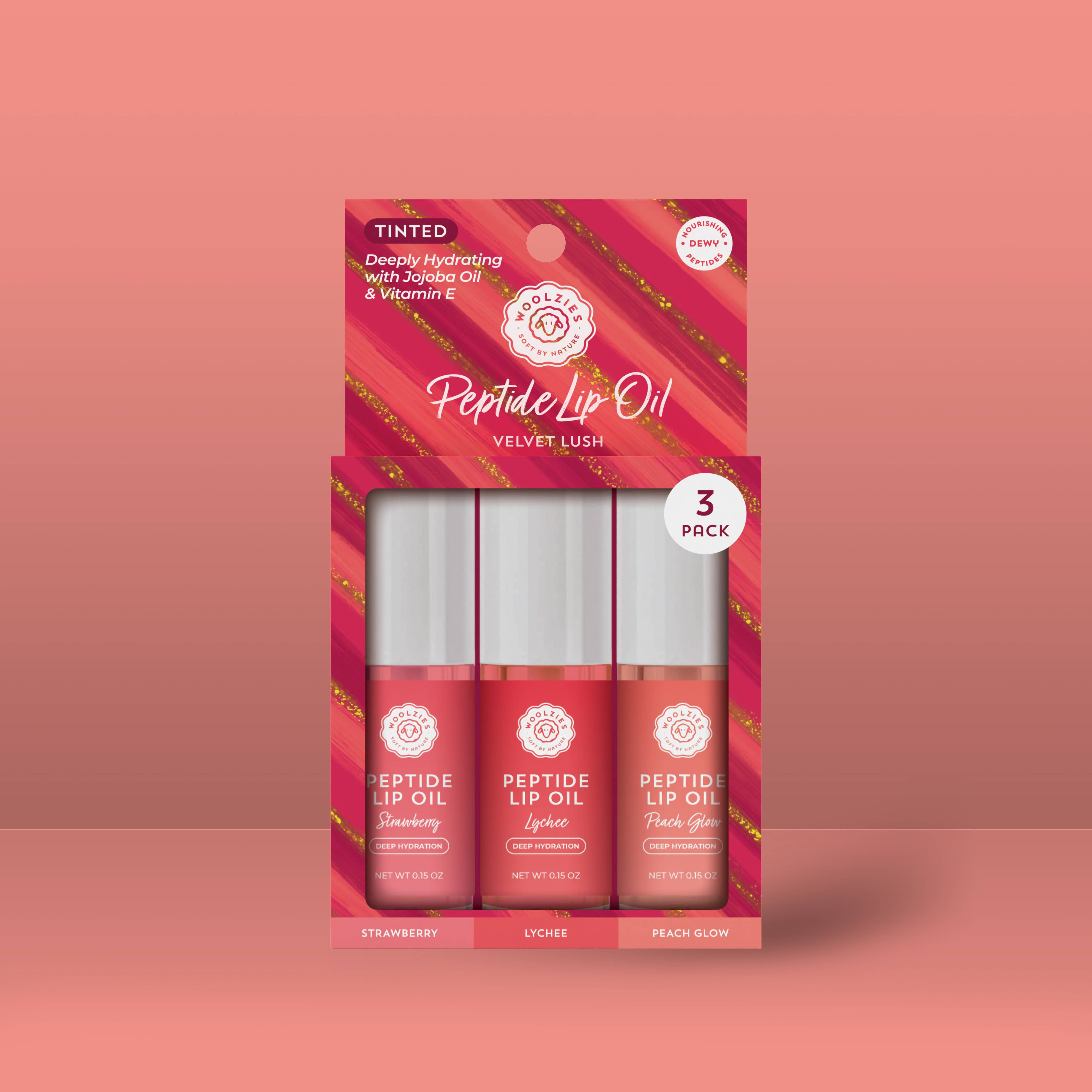 Peptide Lip Oil Trio – Velvet Lush