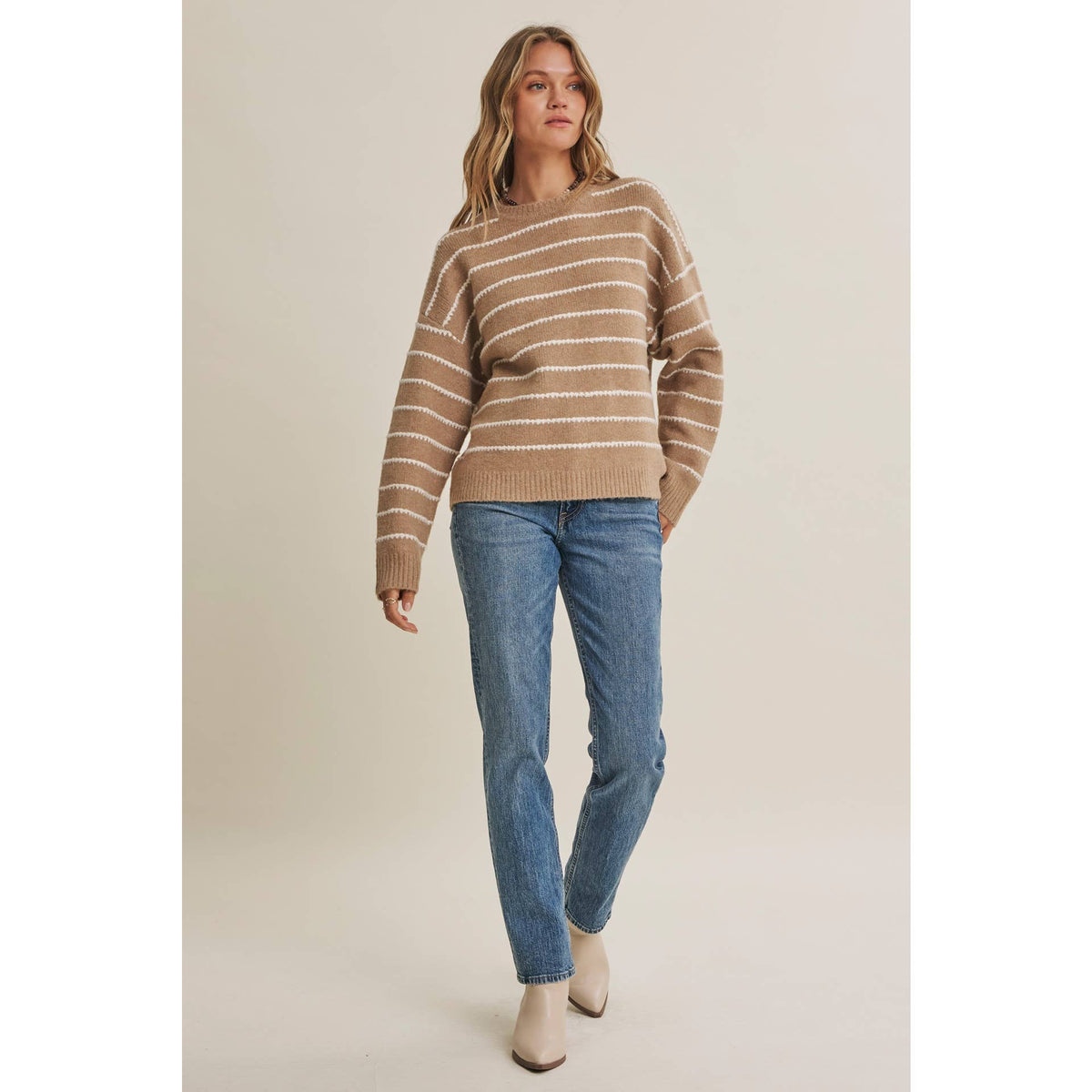 Blythe Contrast Stripe Sweater