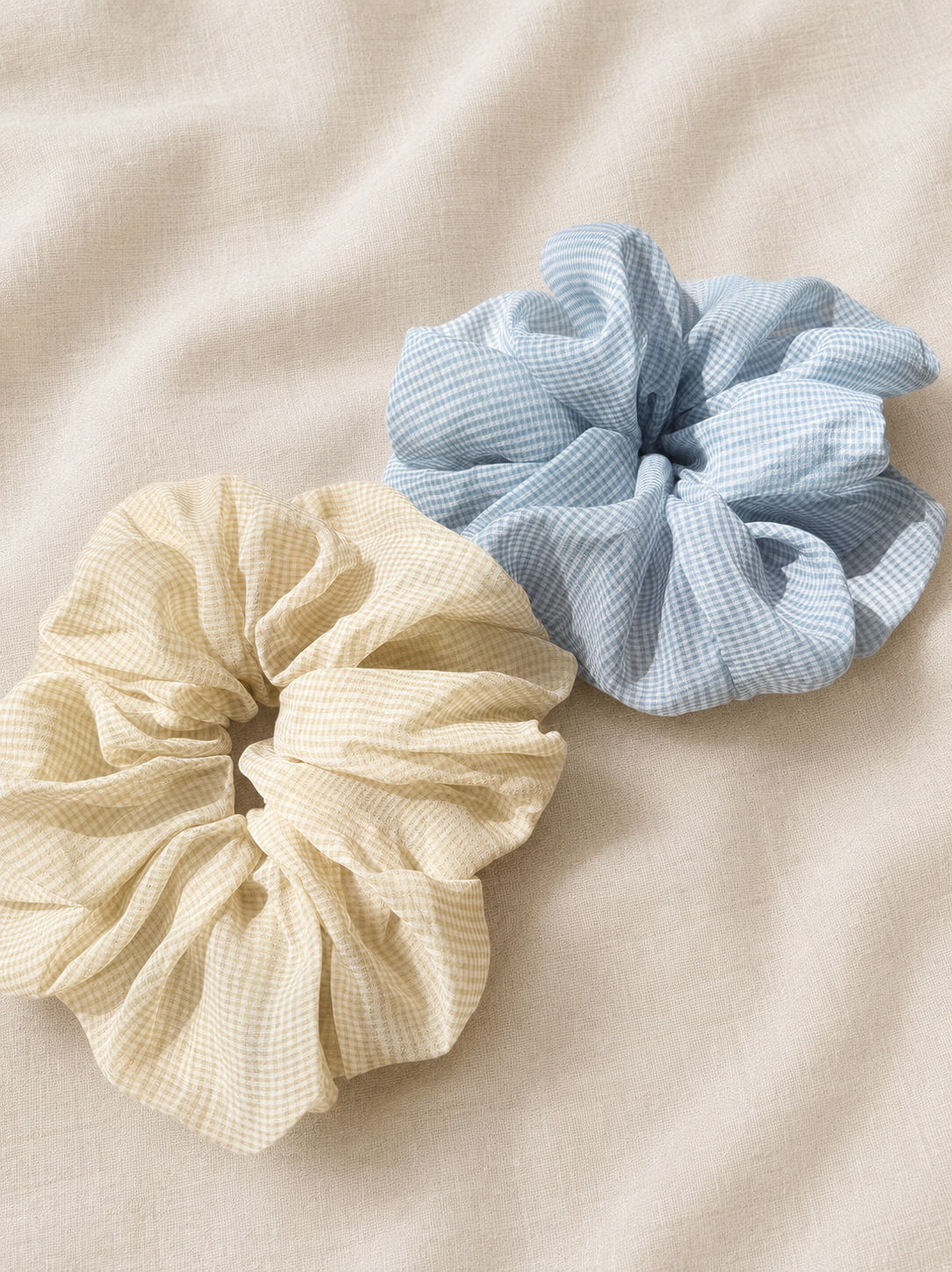 Gingham Mega Scrunchie