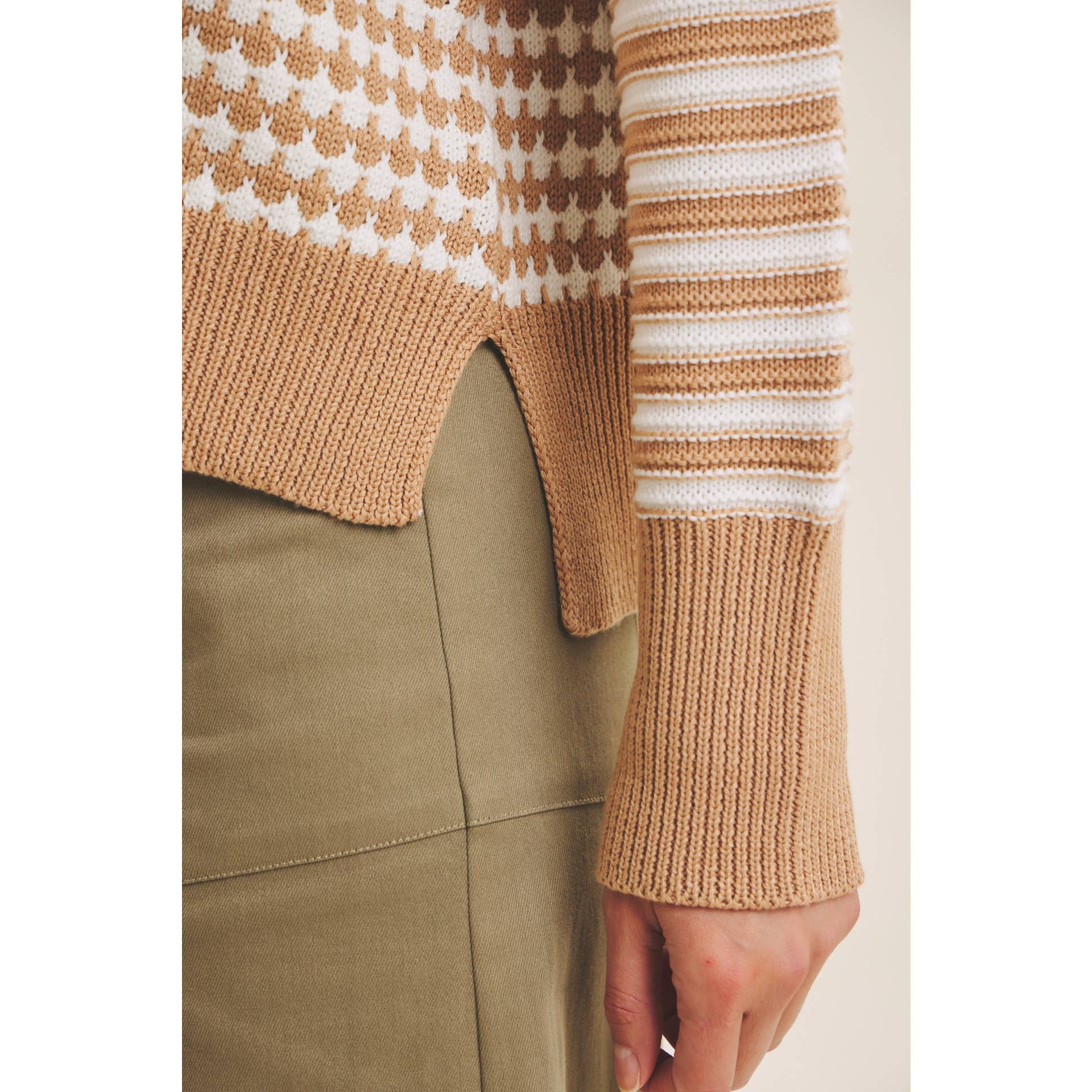 Grace Striped Crewneck Sweater