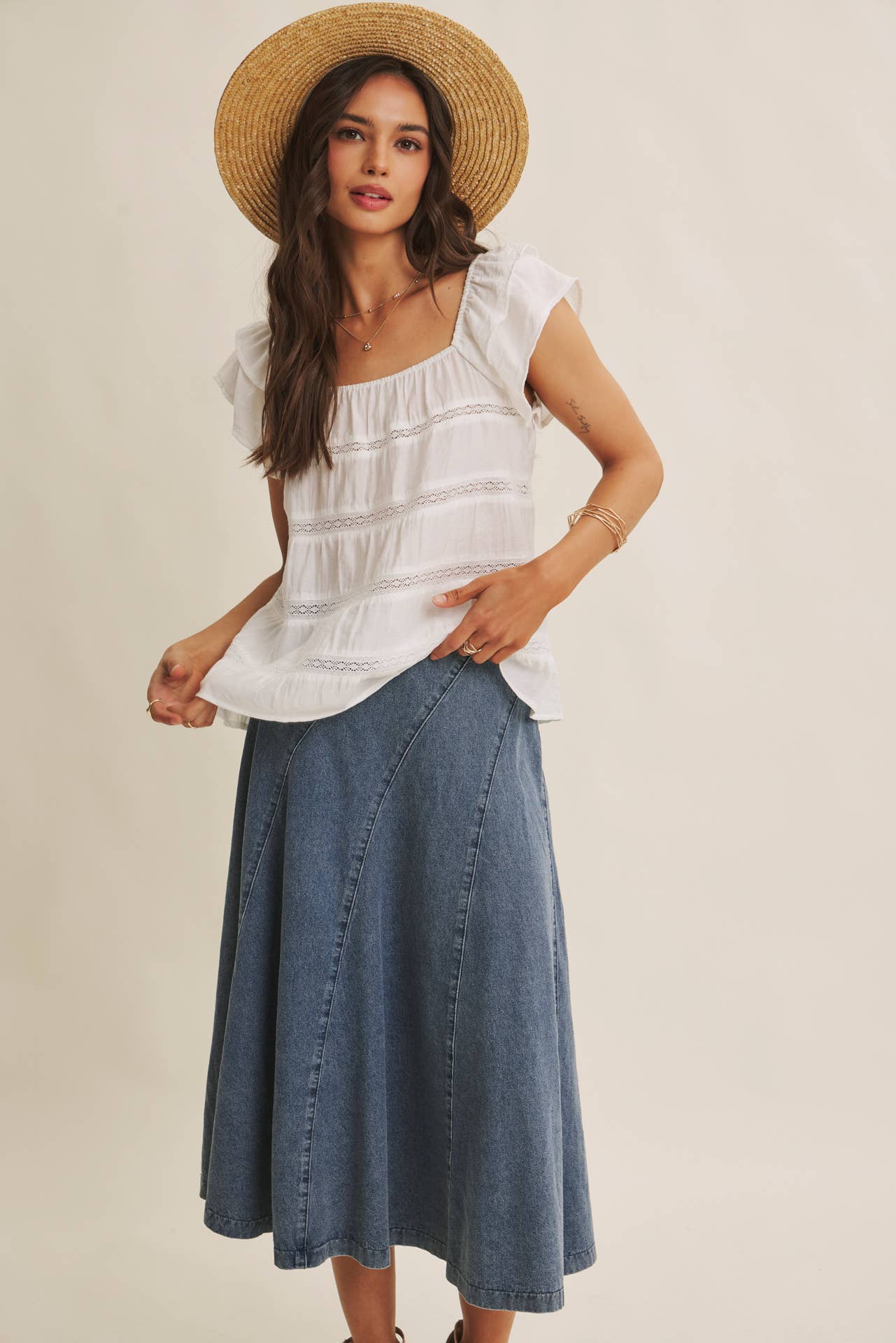 Juliet Boho Lace Top