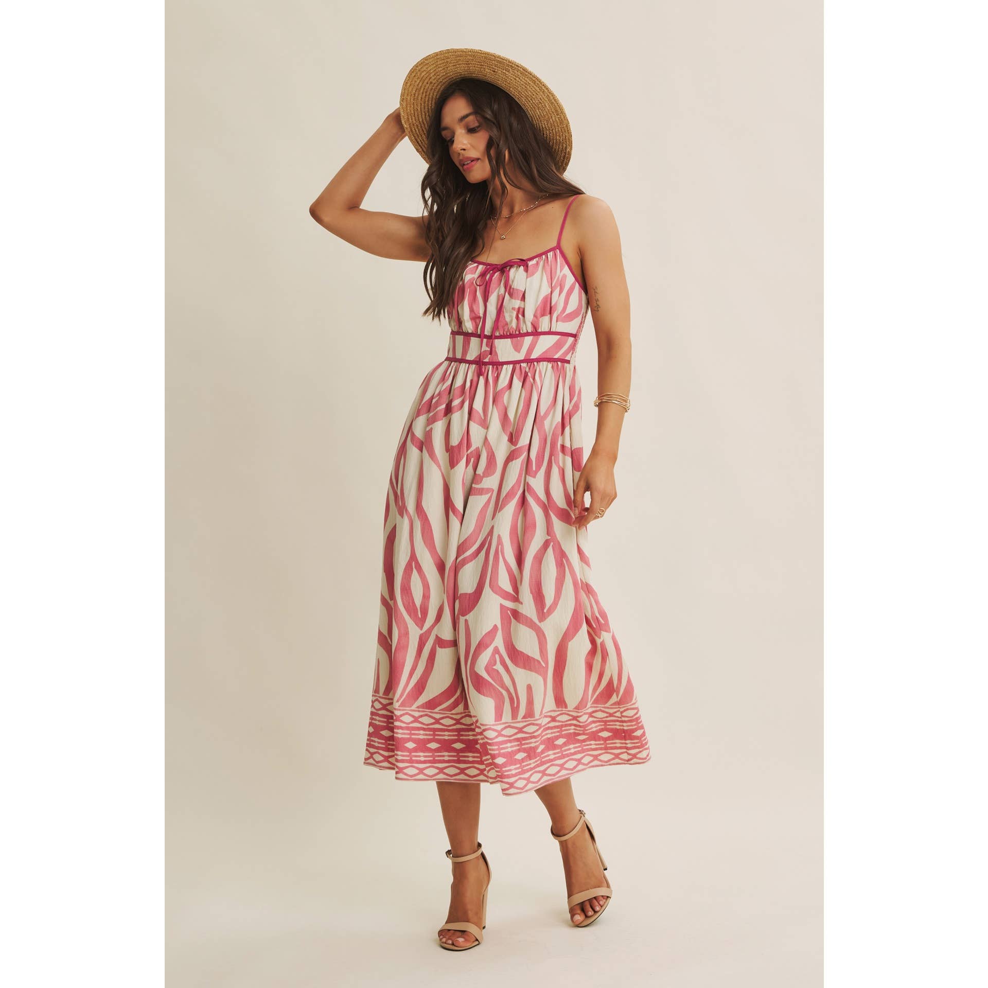 Winona Ikat Midi Dress