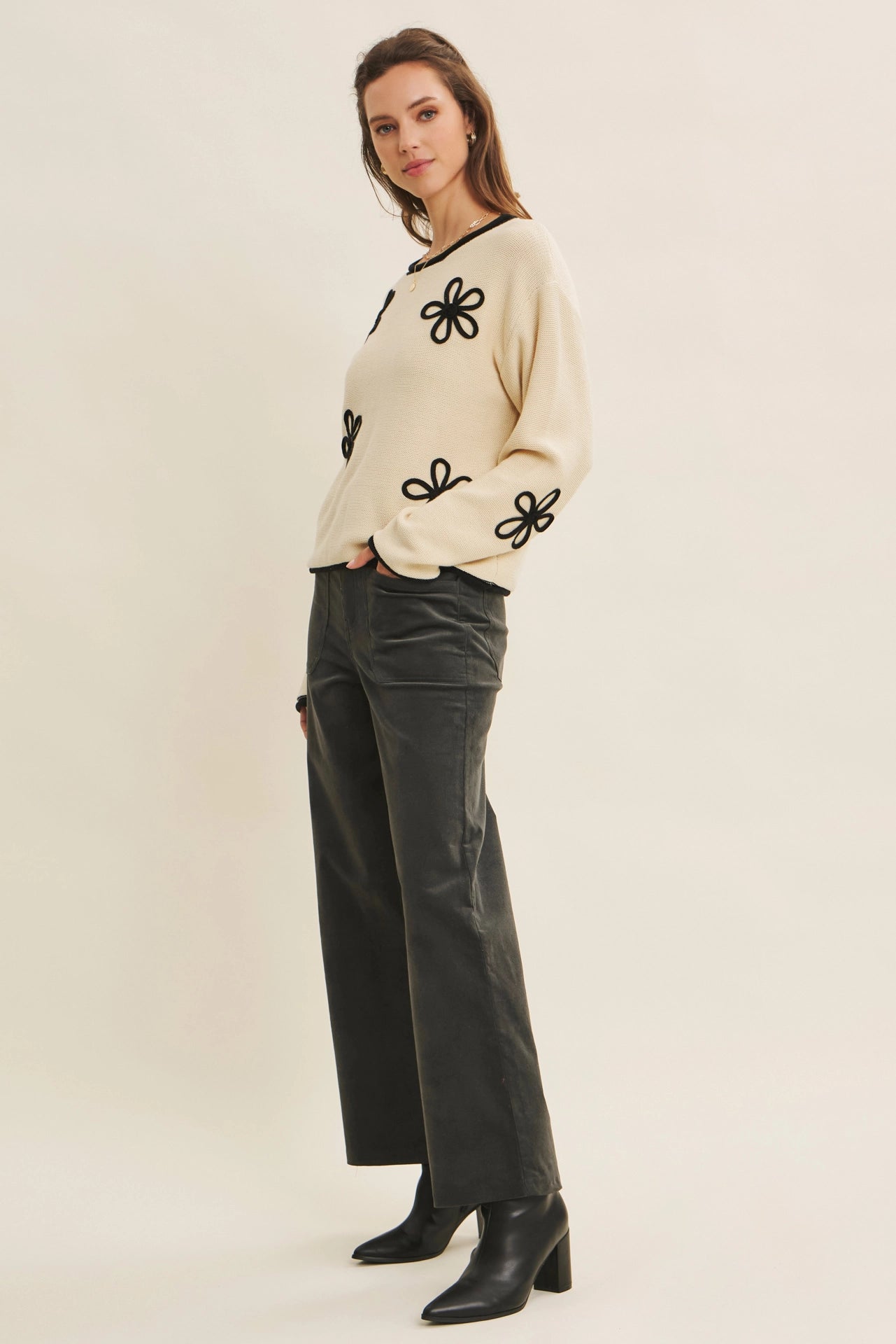 Danielle Corduroy Wide Leg Pant