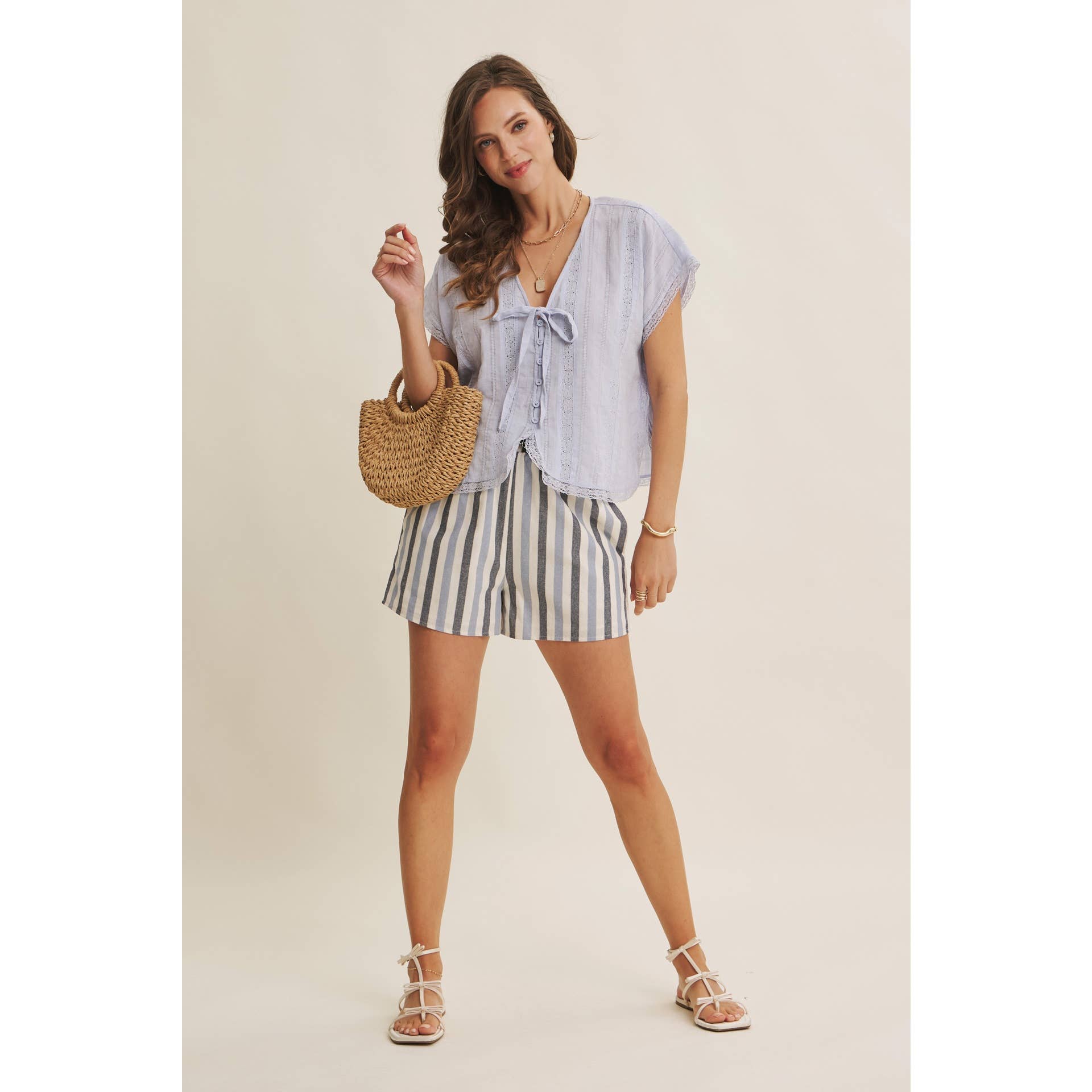 Jada Striped Shorts