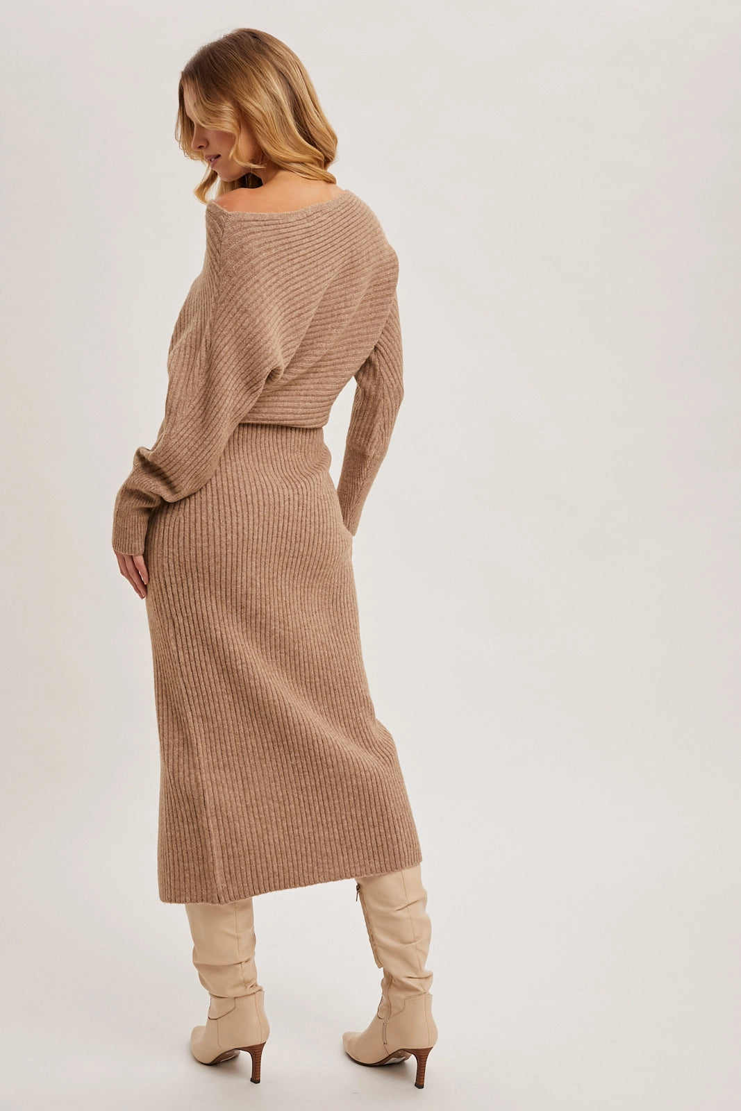 Josie Midi Knit Sweater Dress