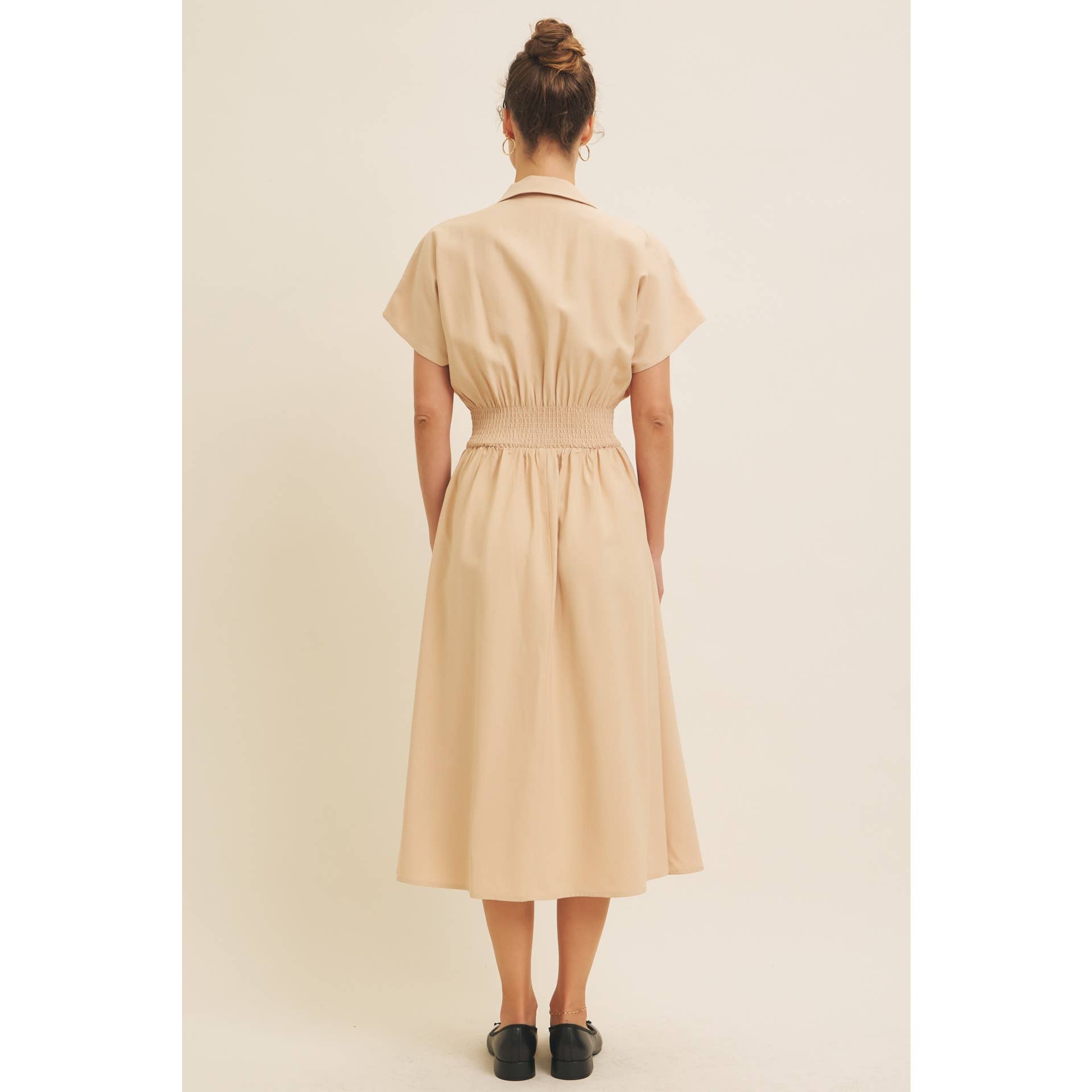 Peyton Pleated Midi Dress