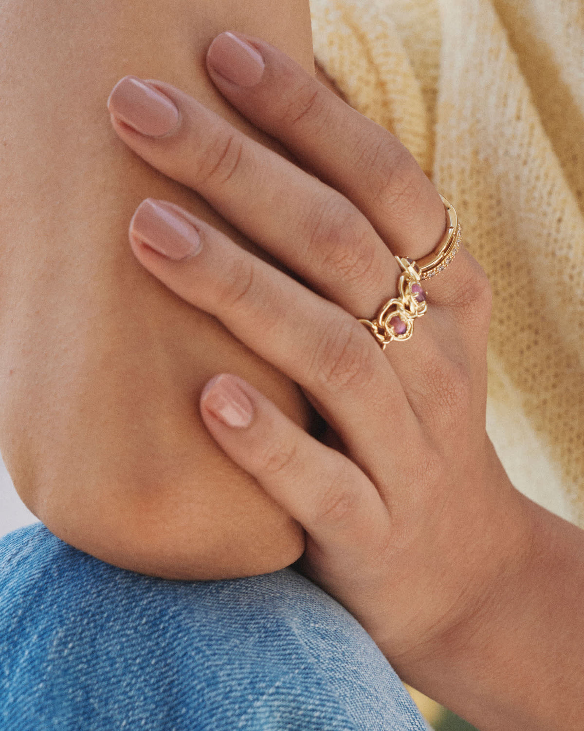 Andi Gold Band Ring