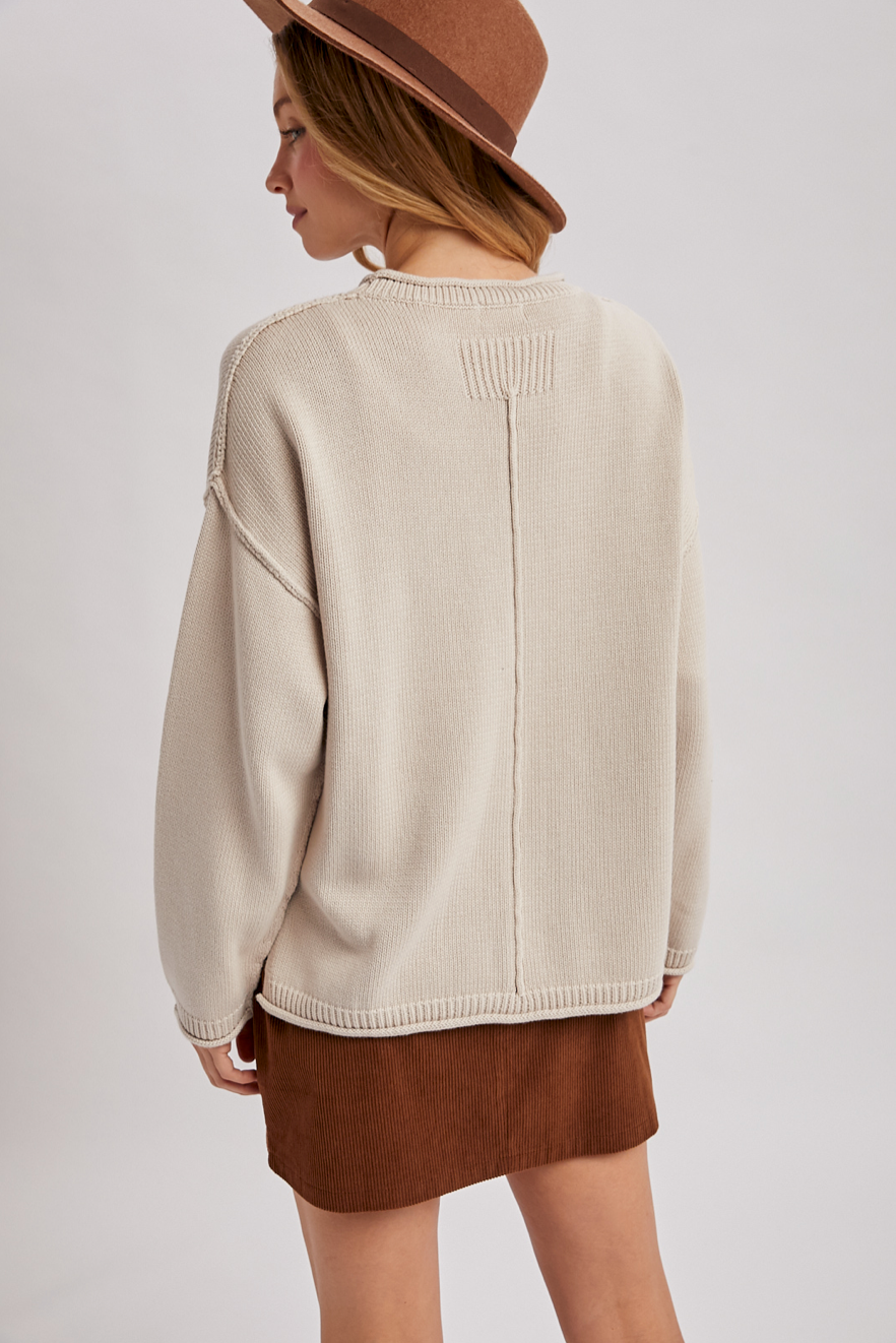 Sami Rolled Neck Sweater