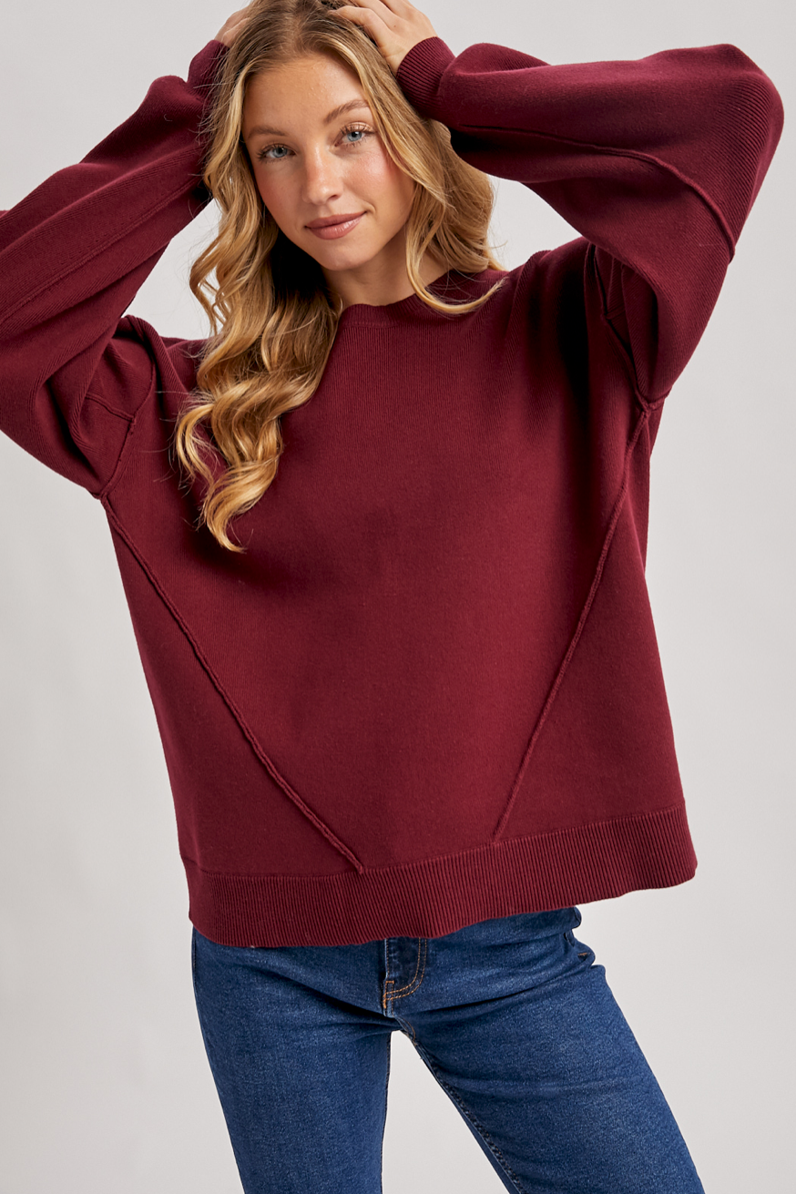 Mallory Oversized Knit Pullover