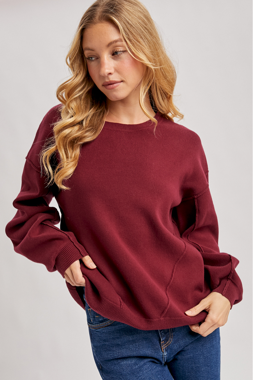 Mallory Oversized Knit Pullover