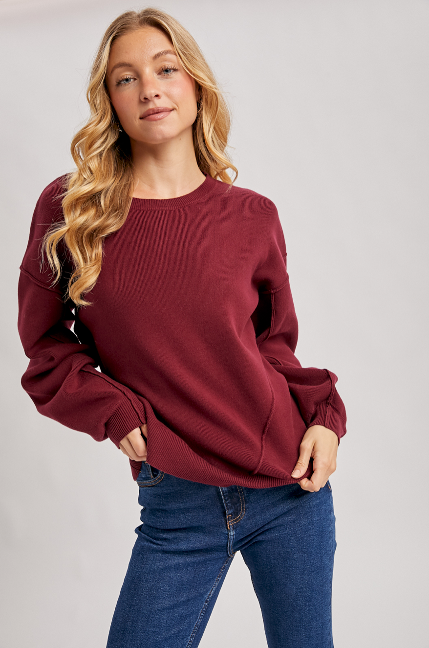 Mallory Oversized Knit Pullover