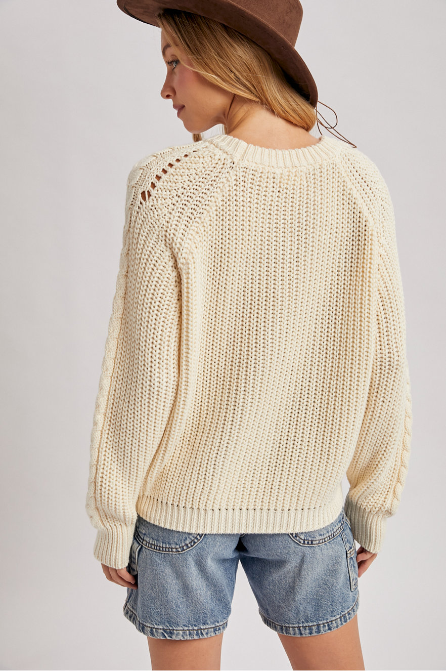 Felicity Cable Knit Sweater