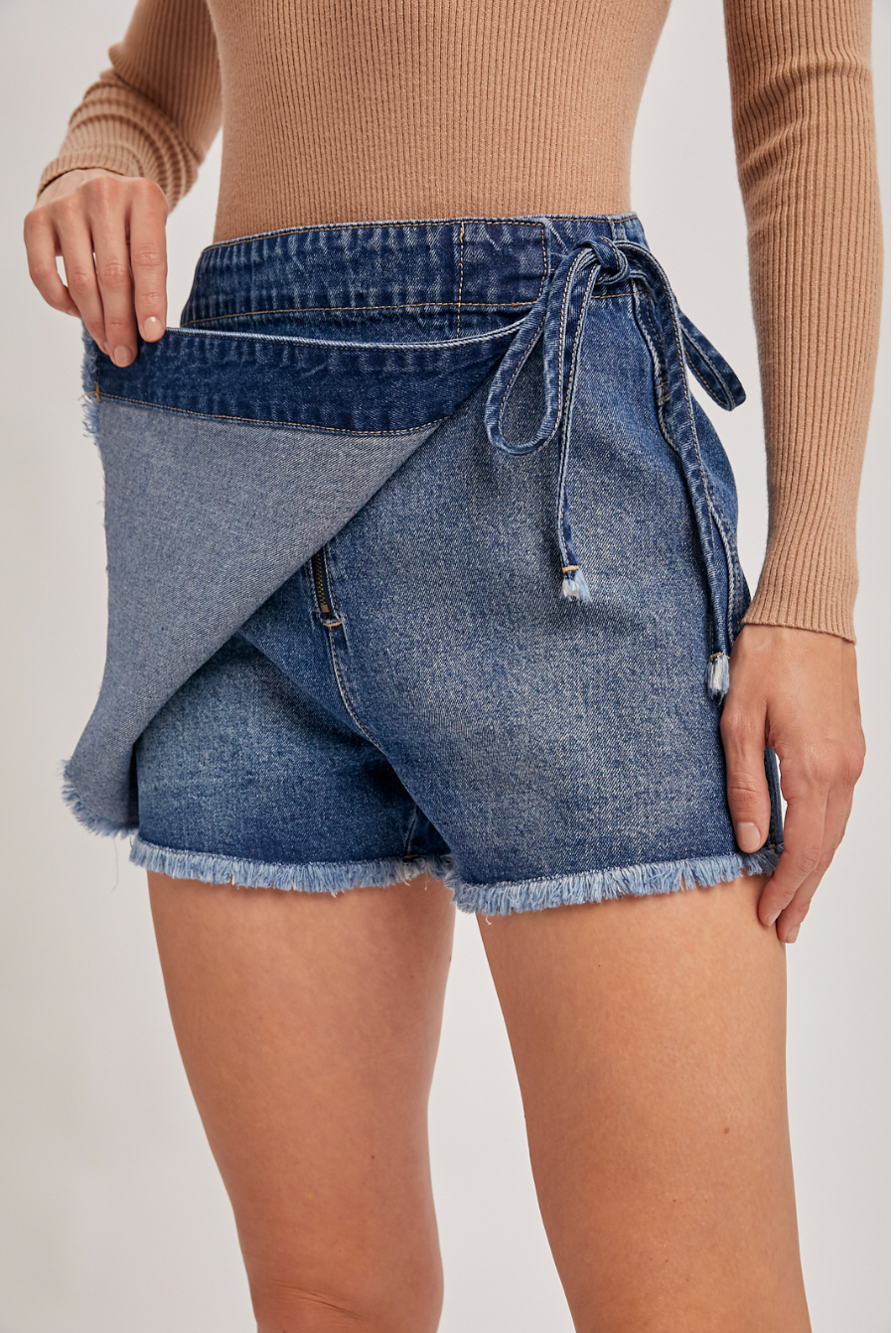 Harmony Denim Skort