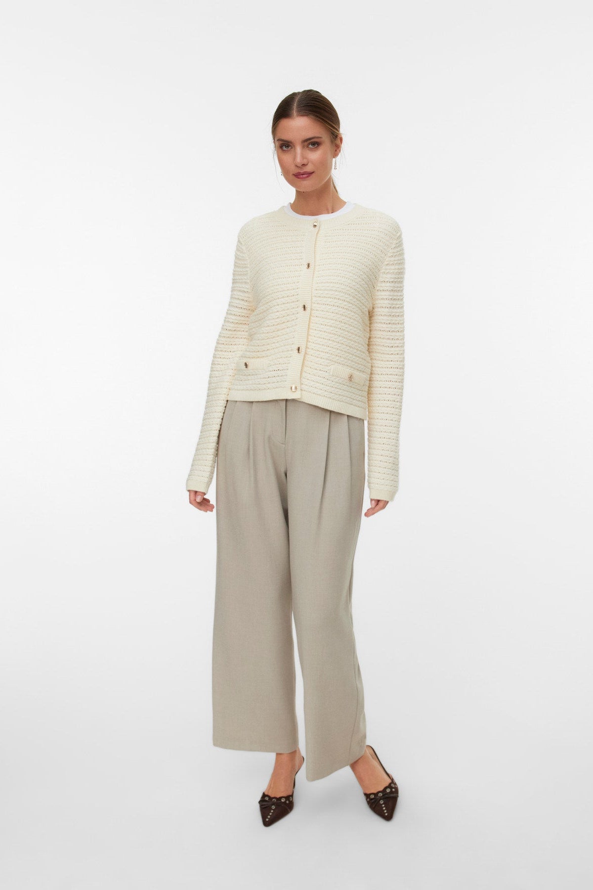 Charlotte Cable Knit Cardigan