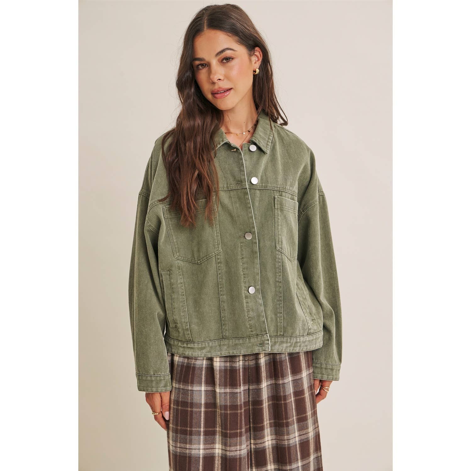 Sierra Oversized Twill Jacket