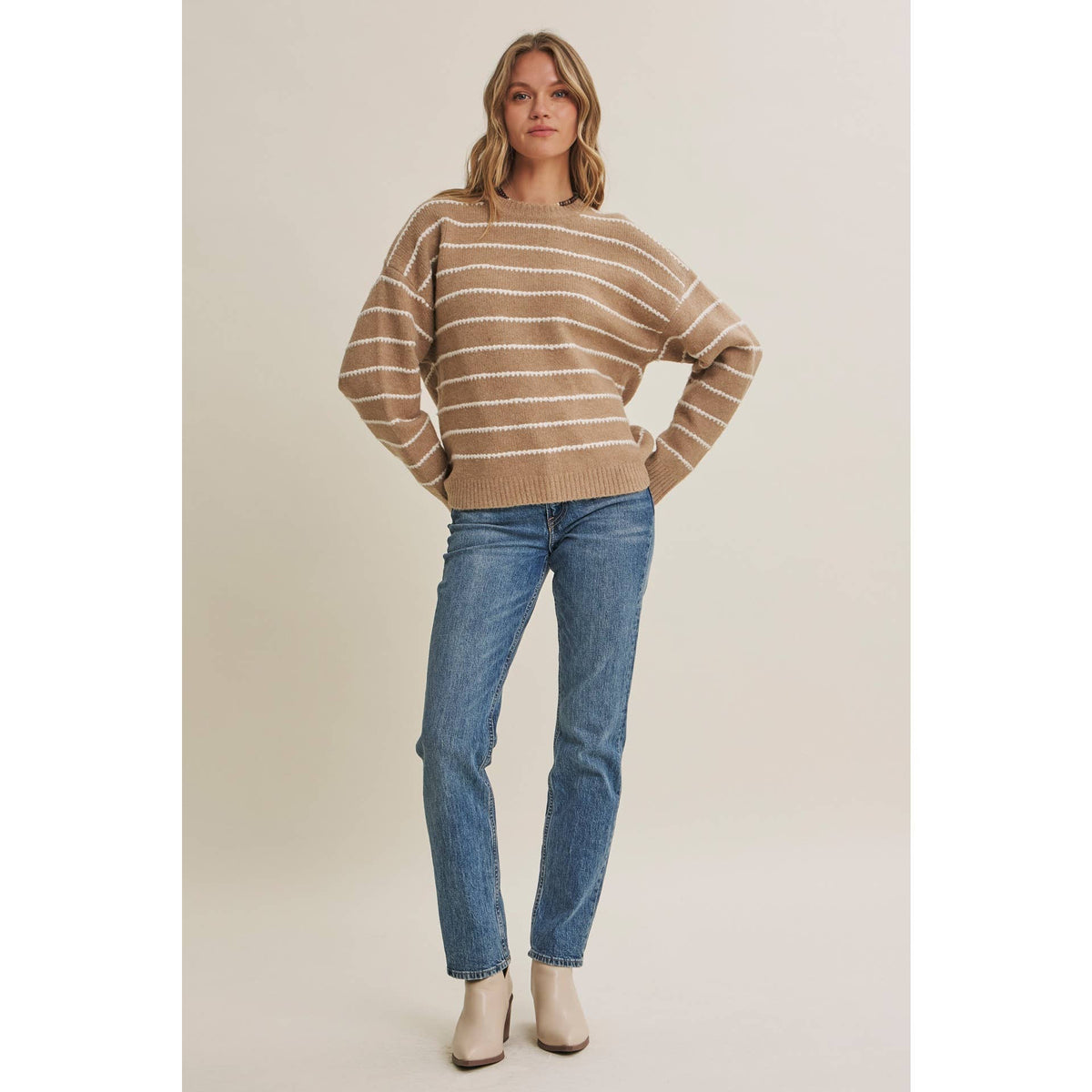 Blythe Contrast Stripe Sweater