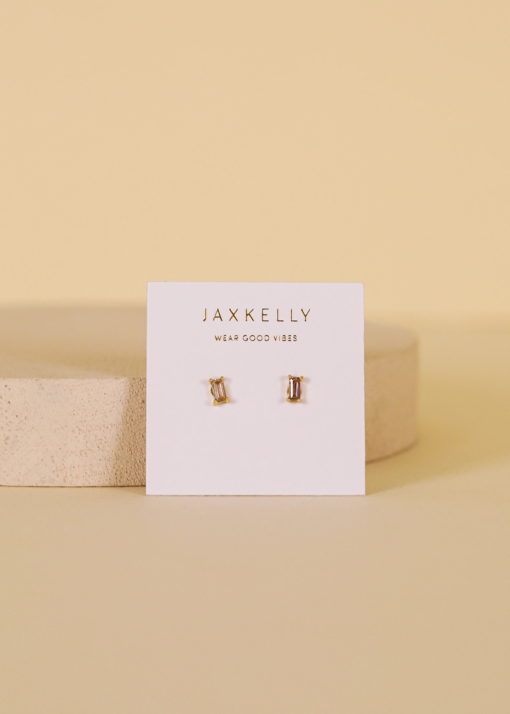 Baguette Gold Earrings
