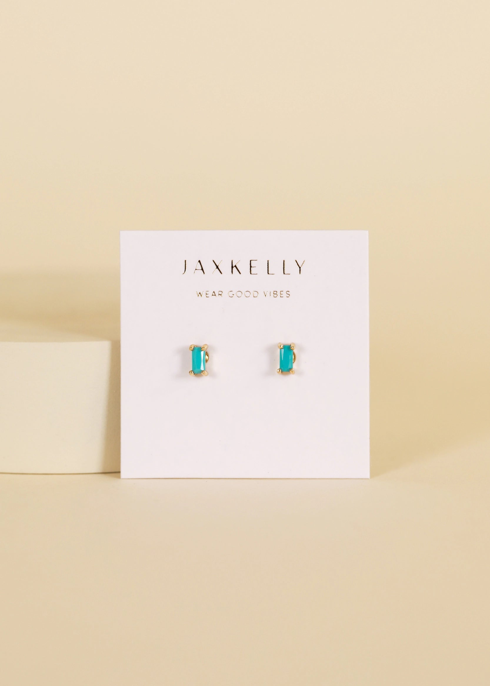 Baguette Gold Earrings