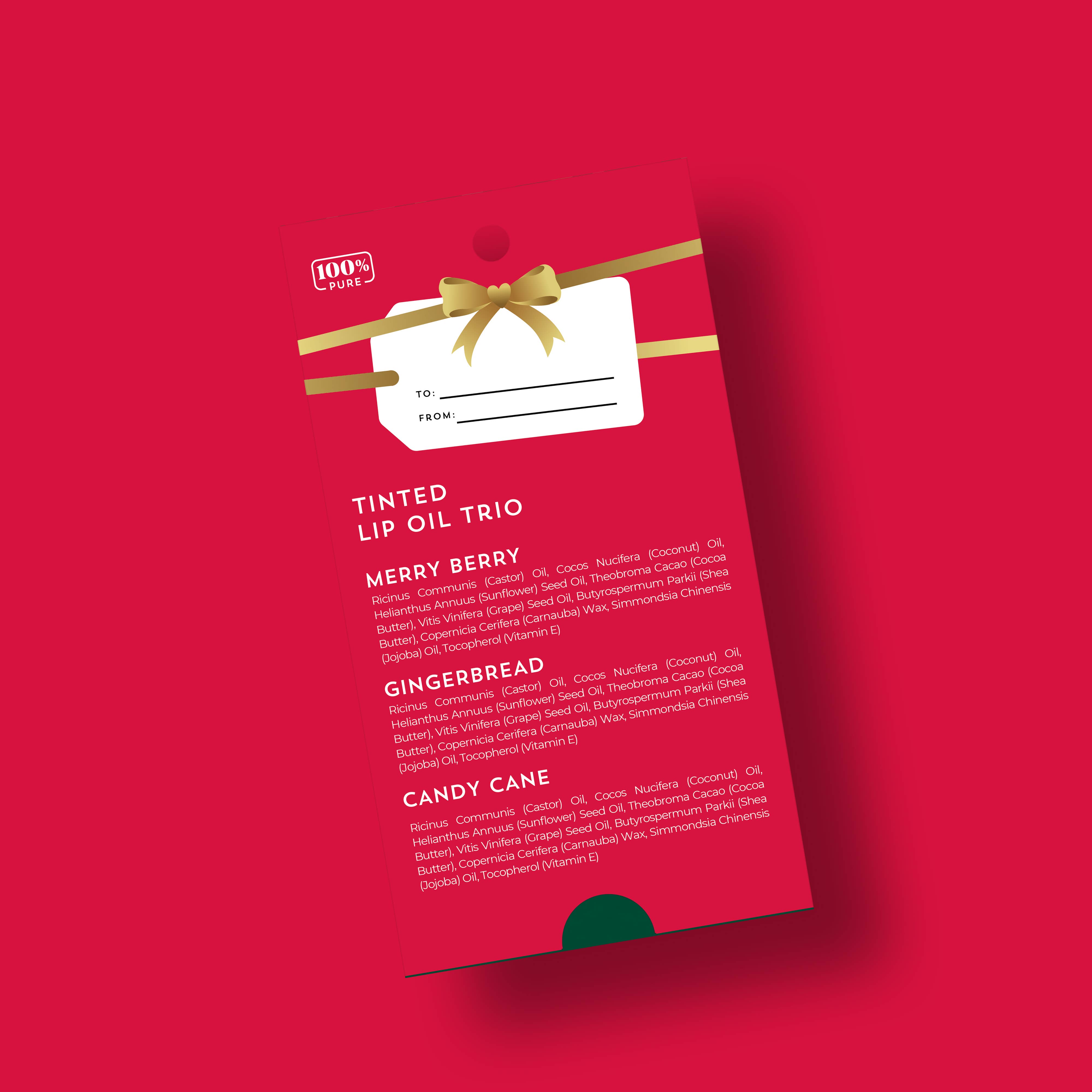 Tinted Lip Oil Trio – Fa La La