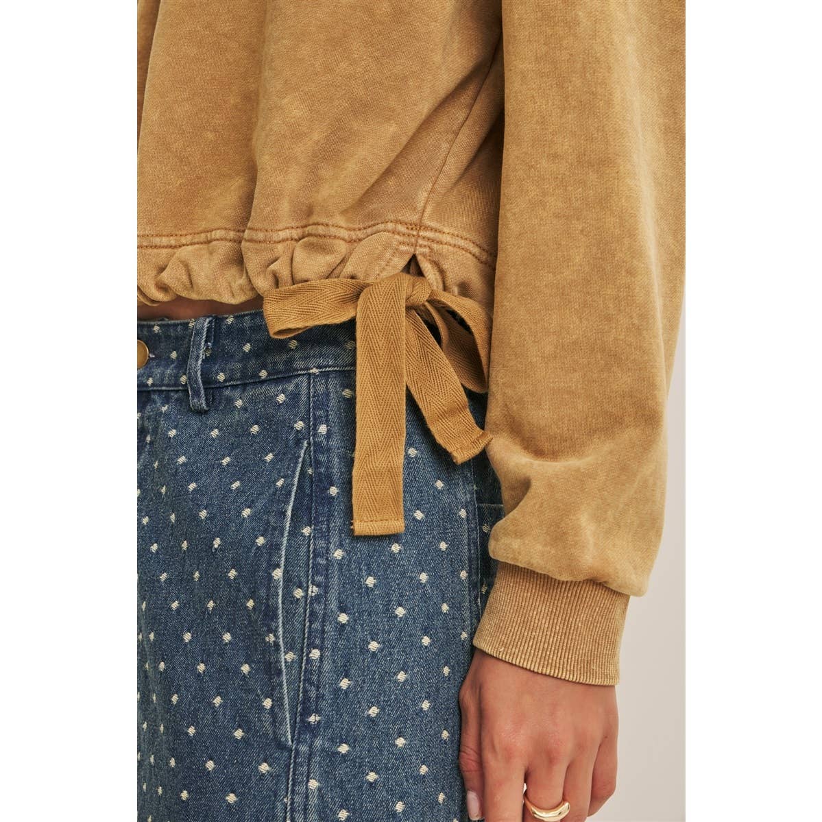 Frankie Polka Dot Barrel Jeans