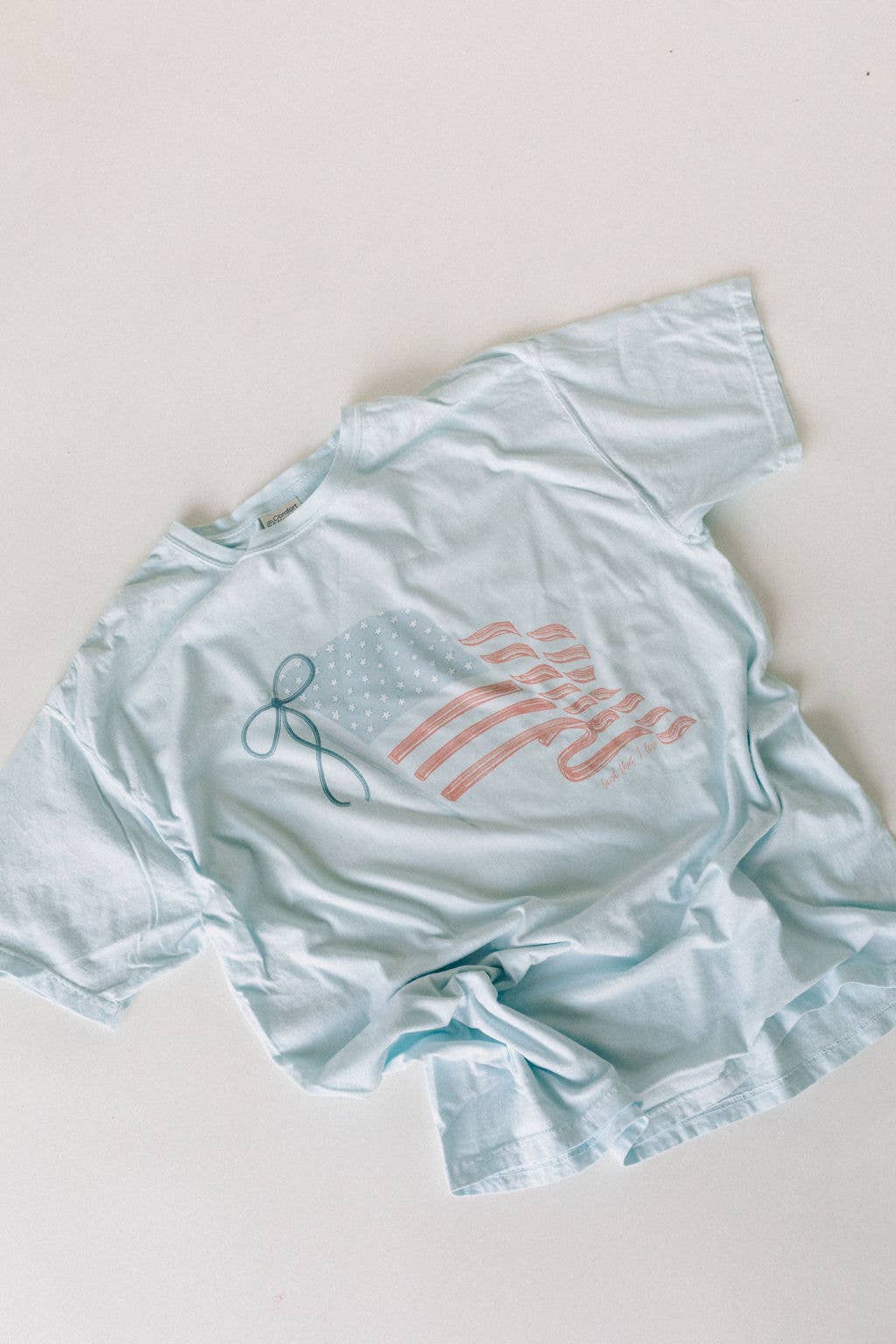 Flag & Bow Graphic Tee