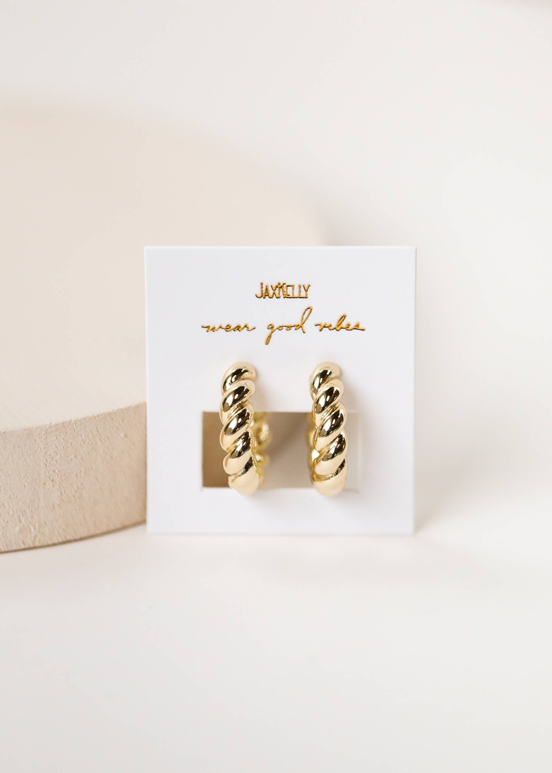 Twisted Hoop Earrings