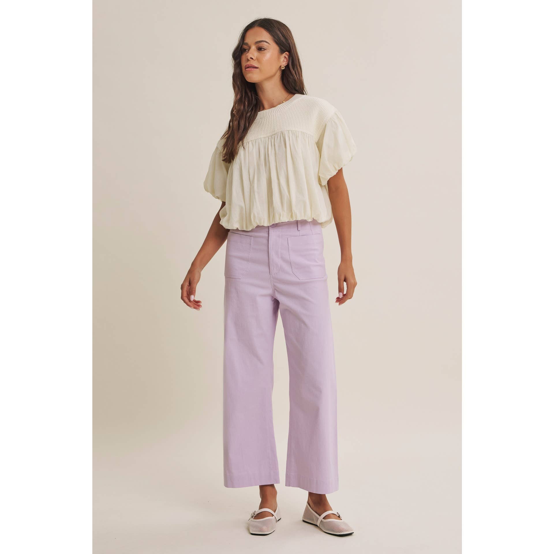 Brynlee Bubble Sweater Top