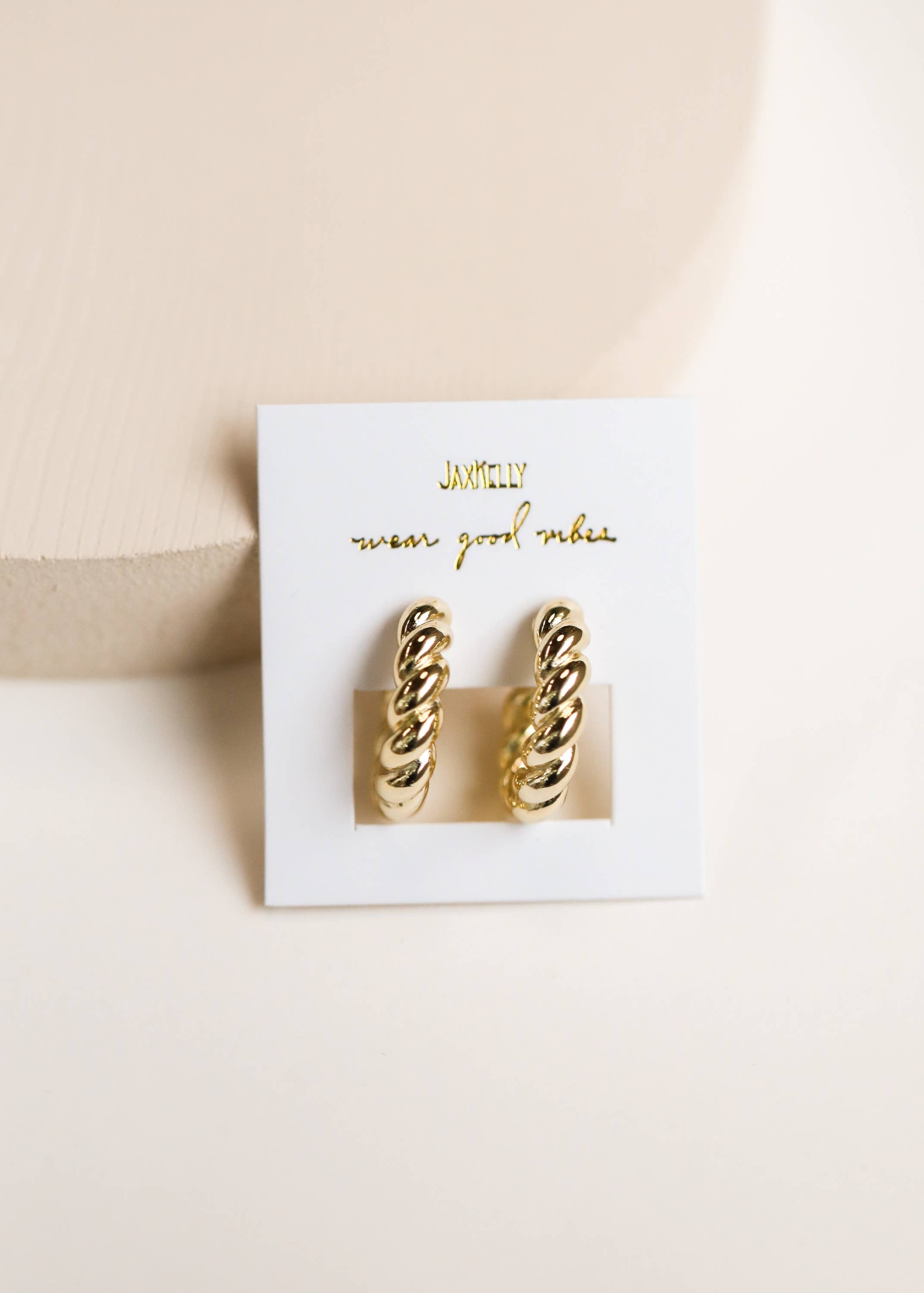 Twisted Hoop Earrings
