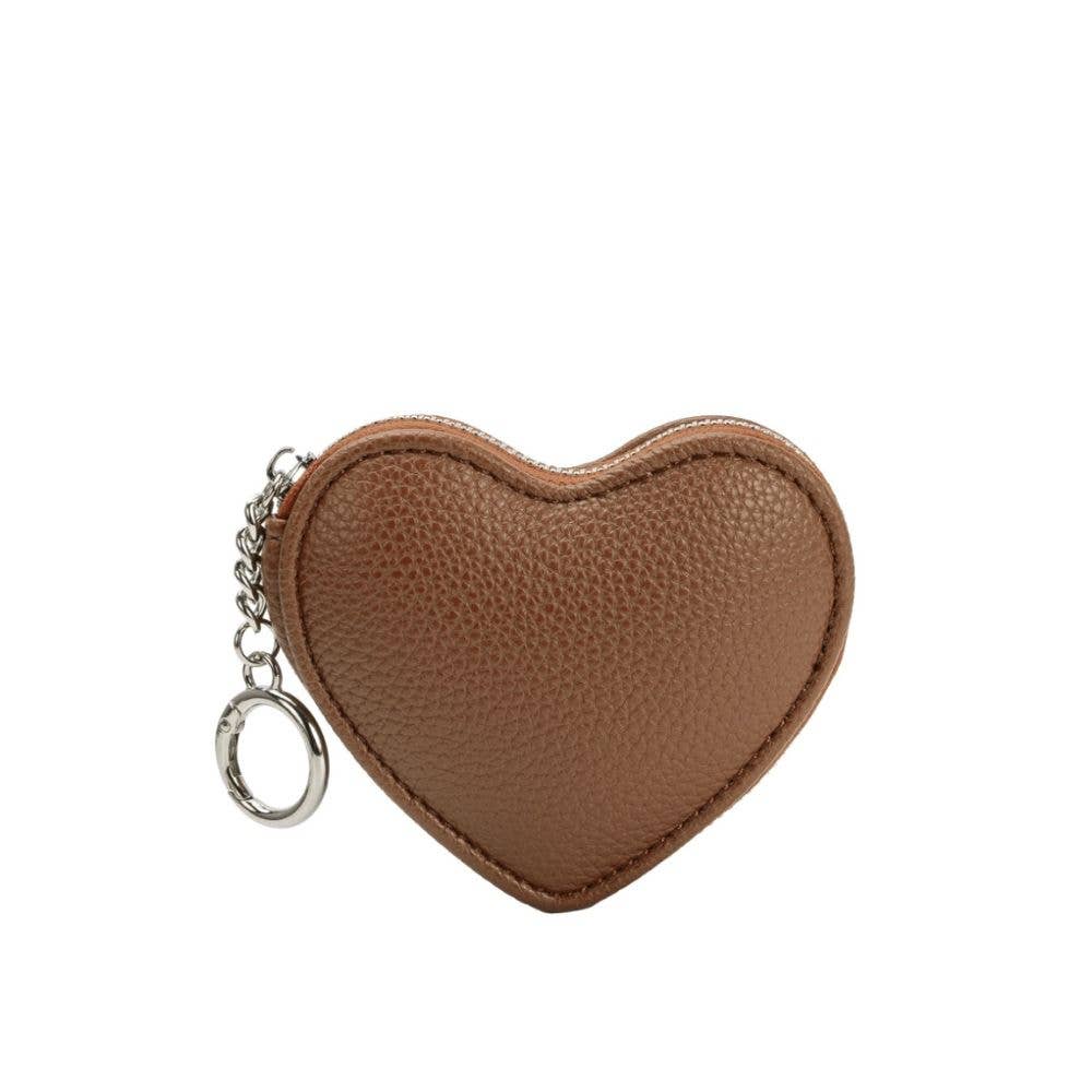 Puffy Heart Chocolate Coin Purse Charm