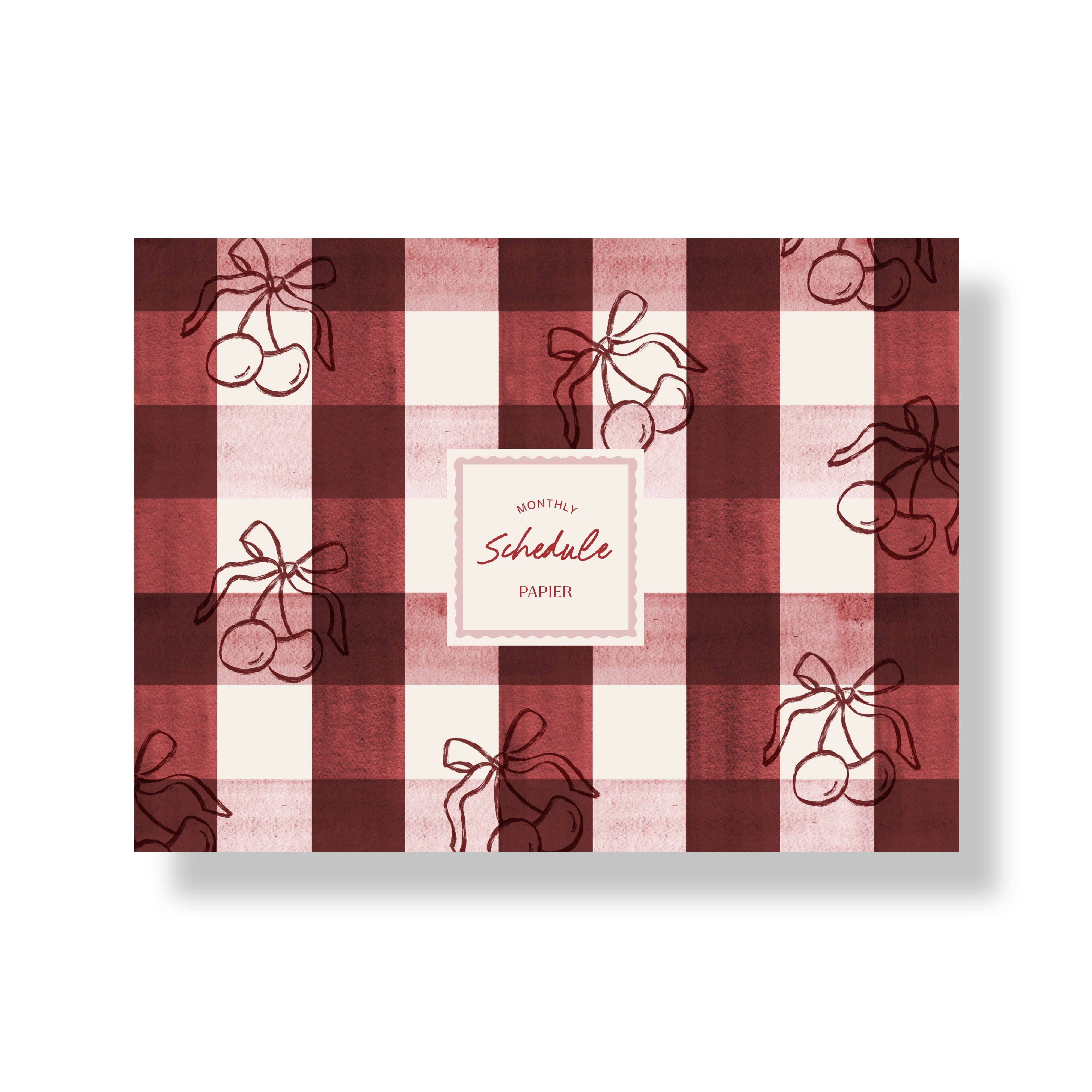 Productivity Monthly Planning Pad, Undated - Picnic