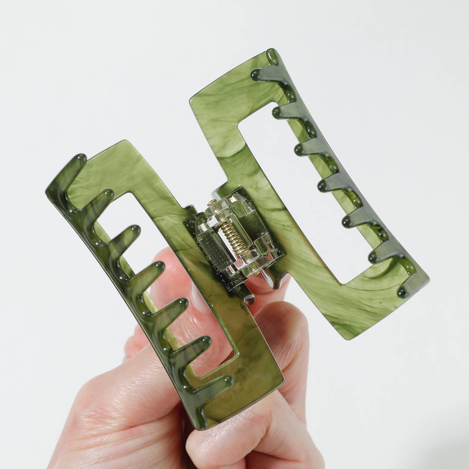 Jade Green Assorted Small/Medium Claw Clips