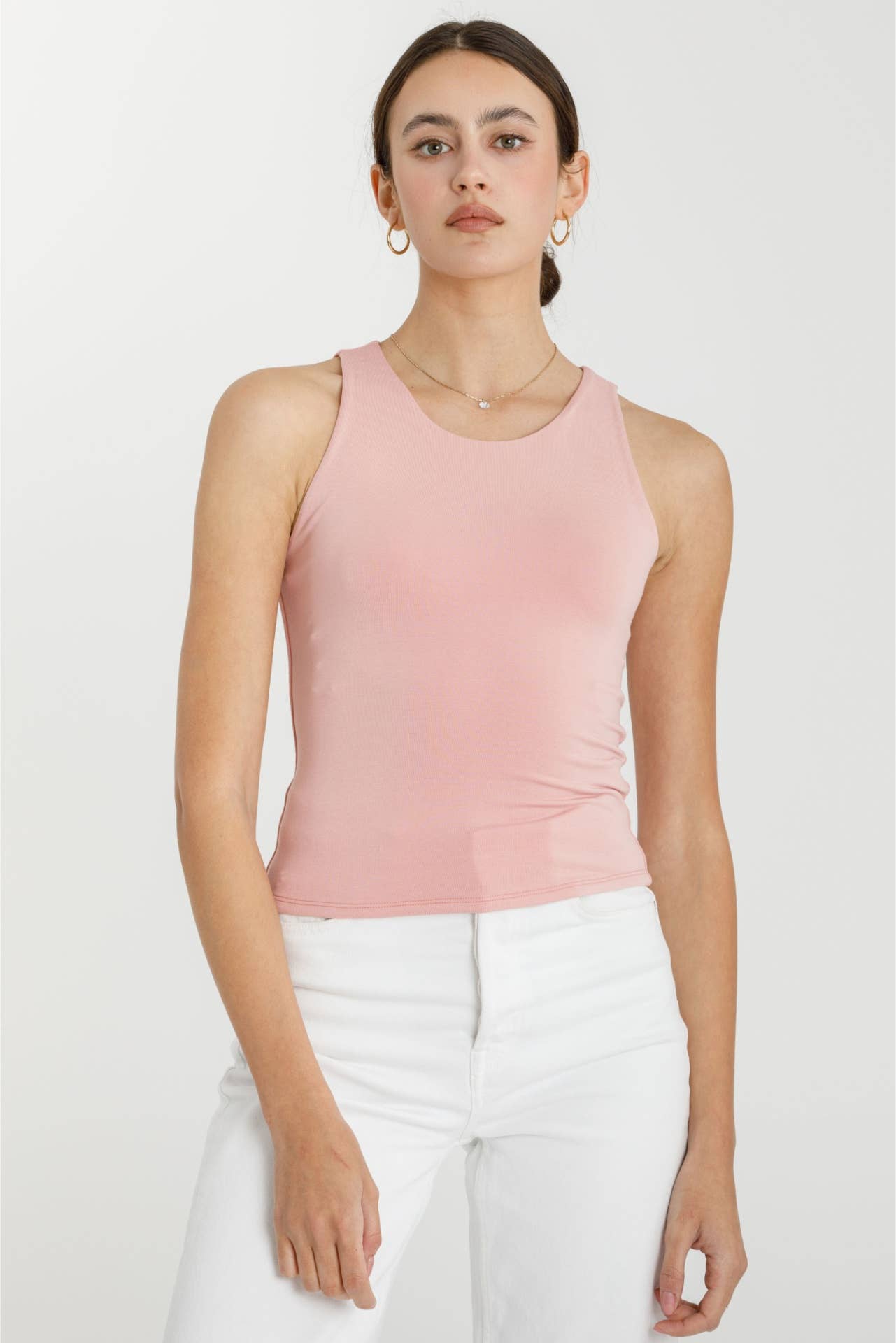Kinsley Double Lined Round Neck Tank
