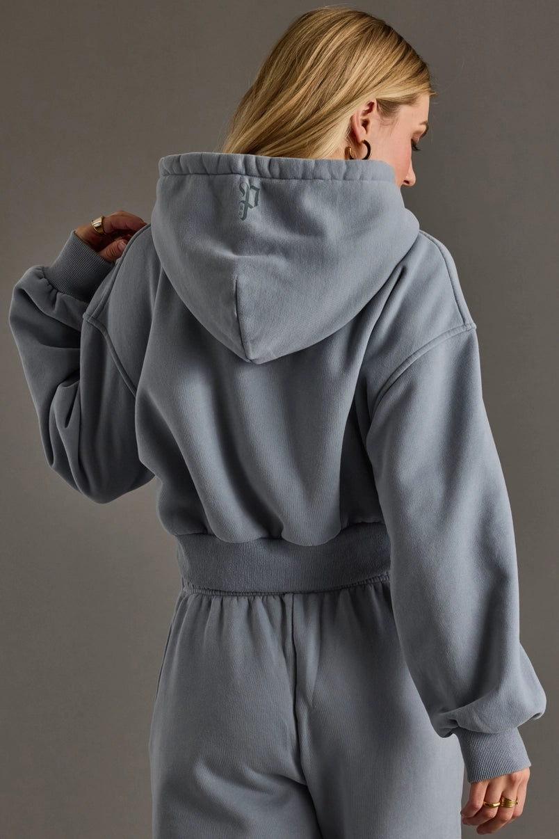 Kylie Cropped Hooded Sweatshirt