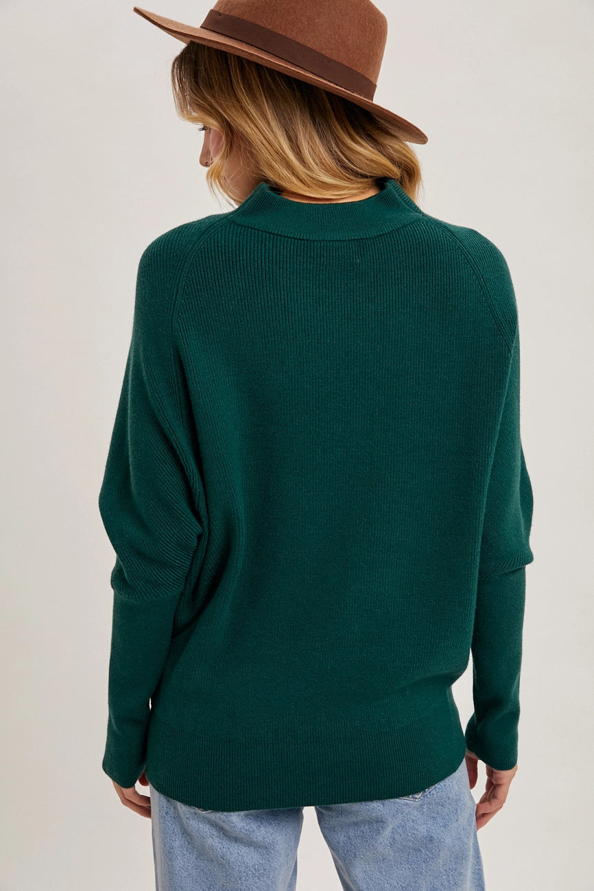 Holly Slouch Neck Dolman Sweater
