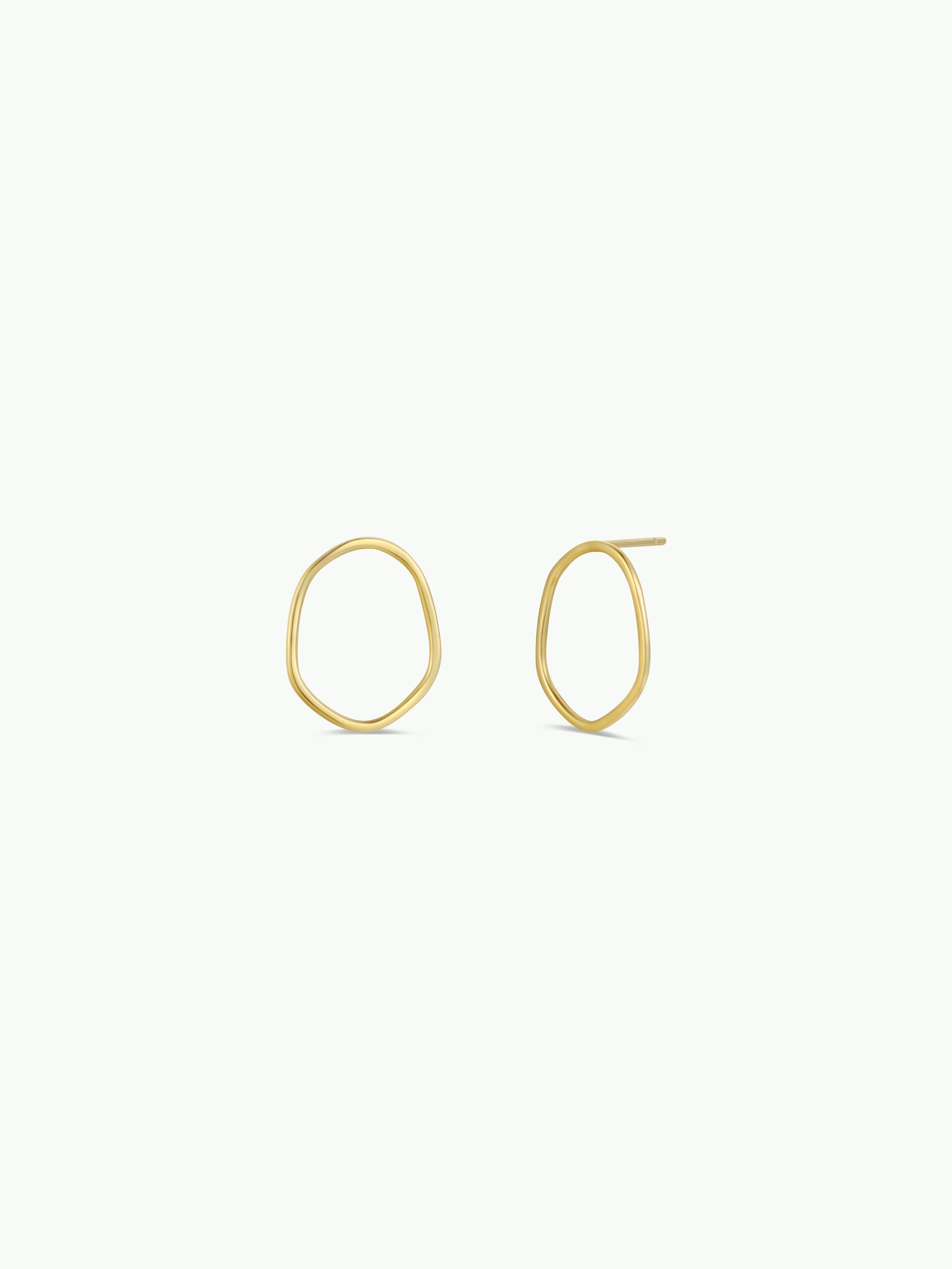 Gold Organic Hoop