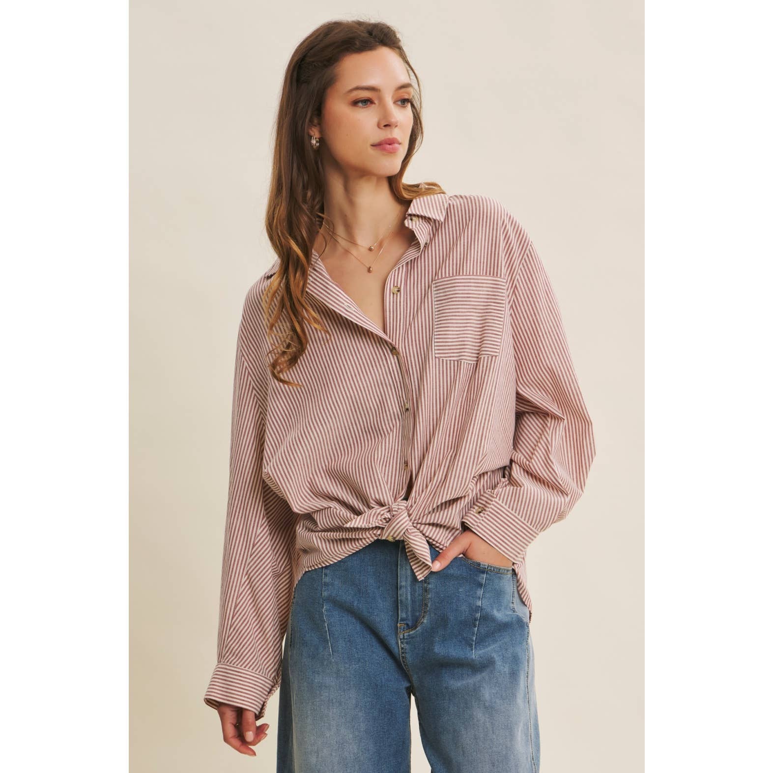 Saylor Striped Button Down Shirt