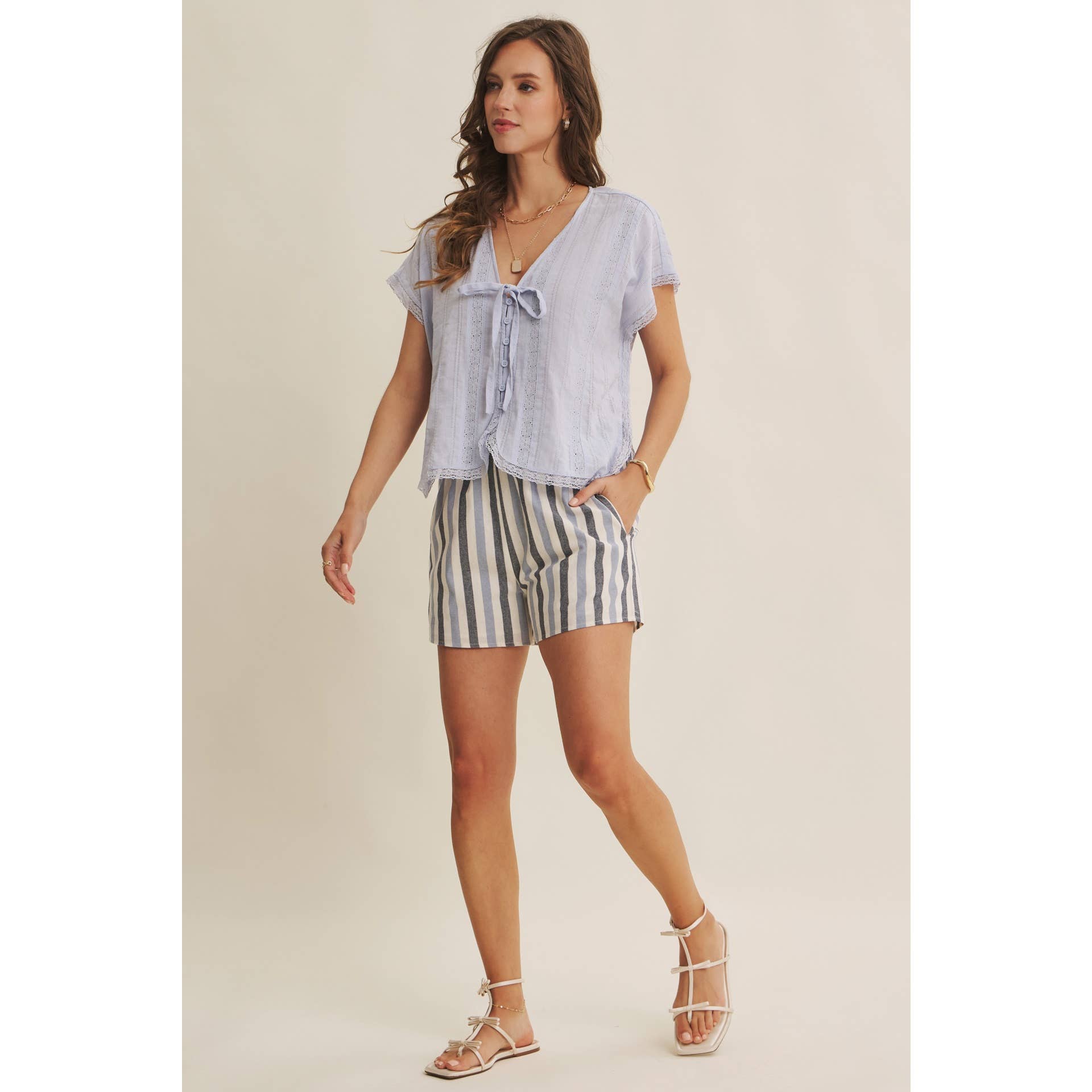 Jada Striped Shorts