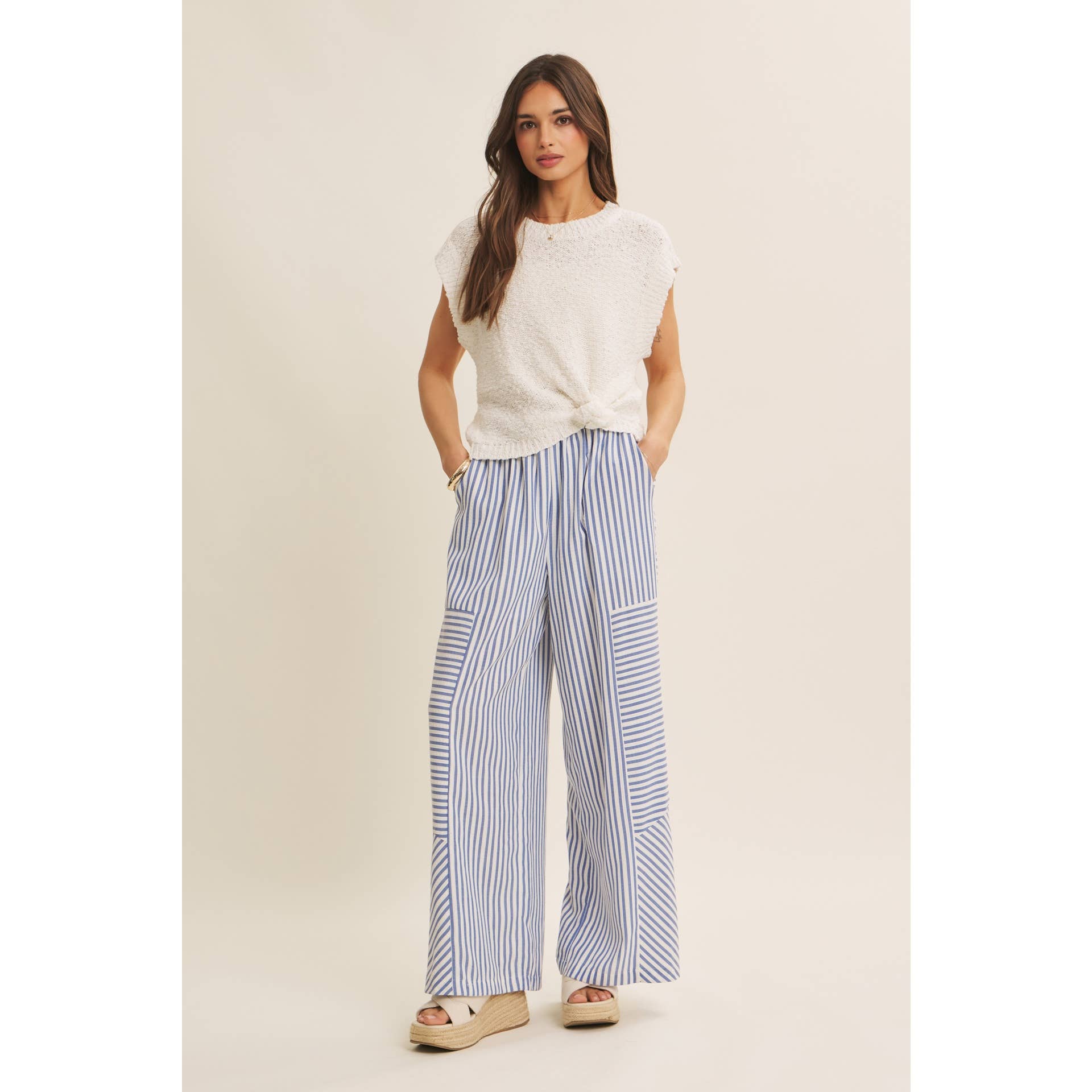 Laine Textured Sweater Tee