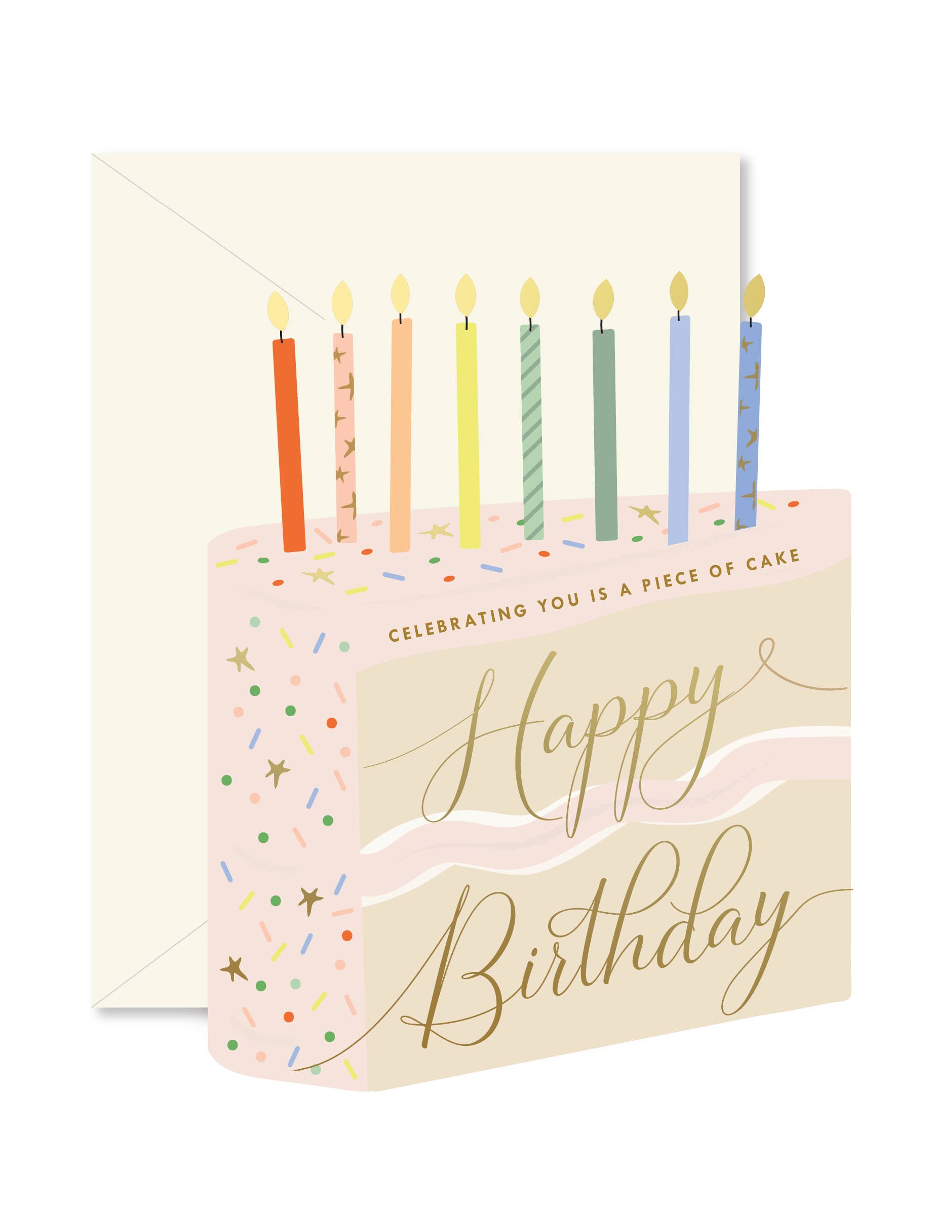 Piece of Birthday Cake Greeting Card