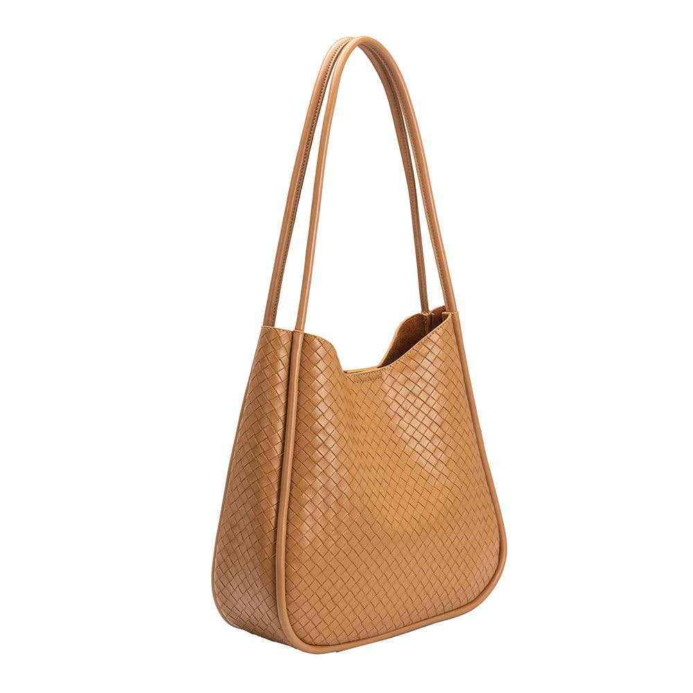 Mischa Tan Medium Recycled Vegan Tote Bag