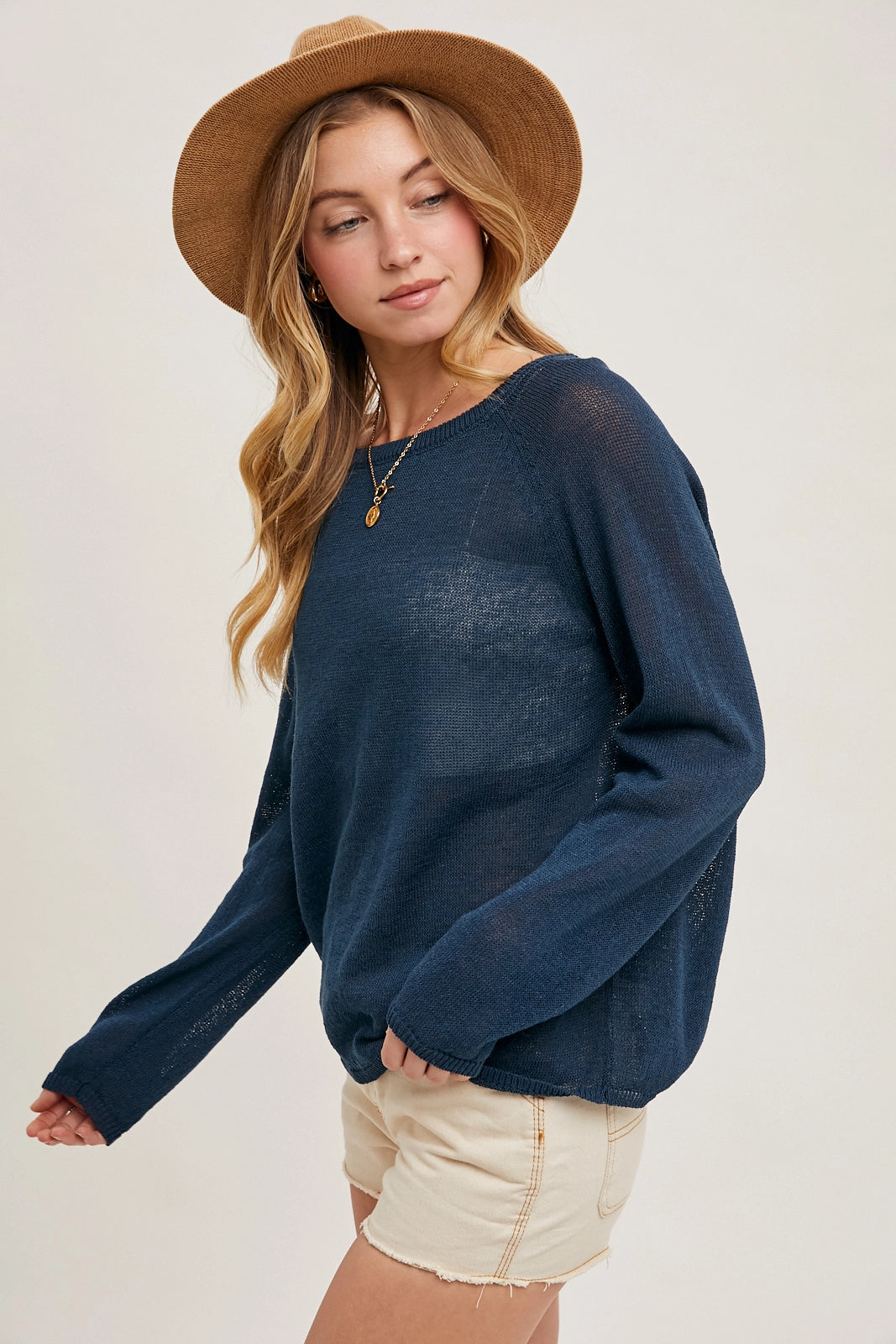 Cayla Sheer Knit Sweater