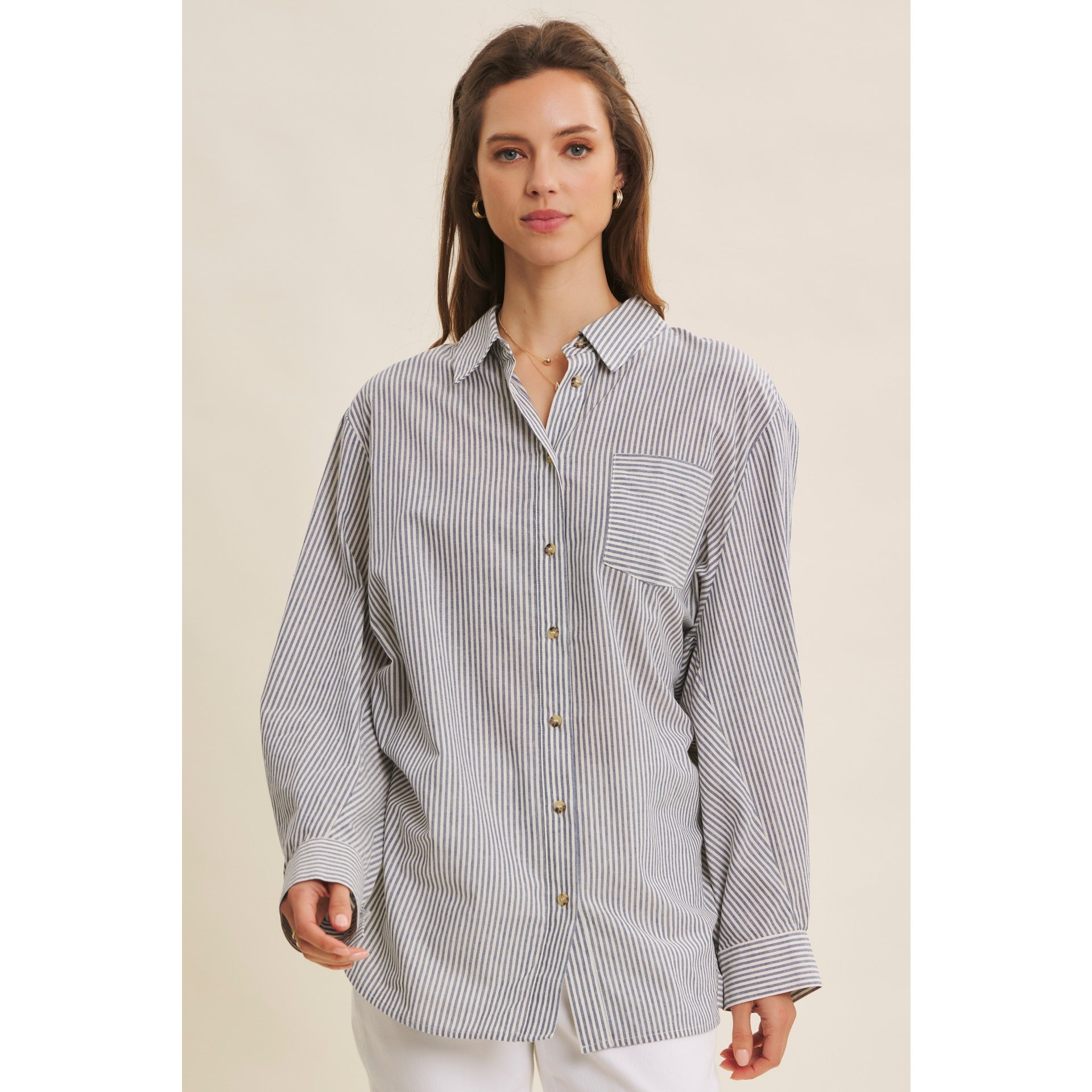 Saylor Striped Button Down Shirt
