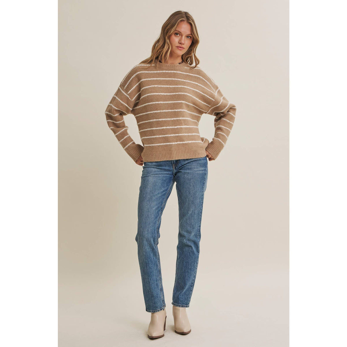 Blythe Contrast Stripe Sweater