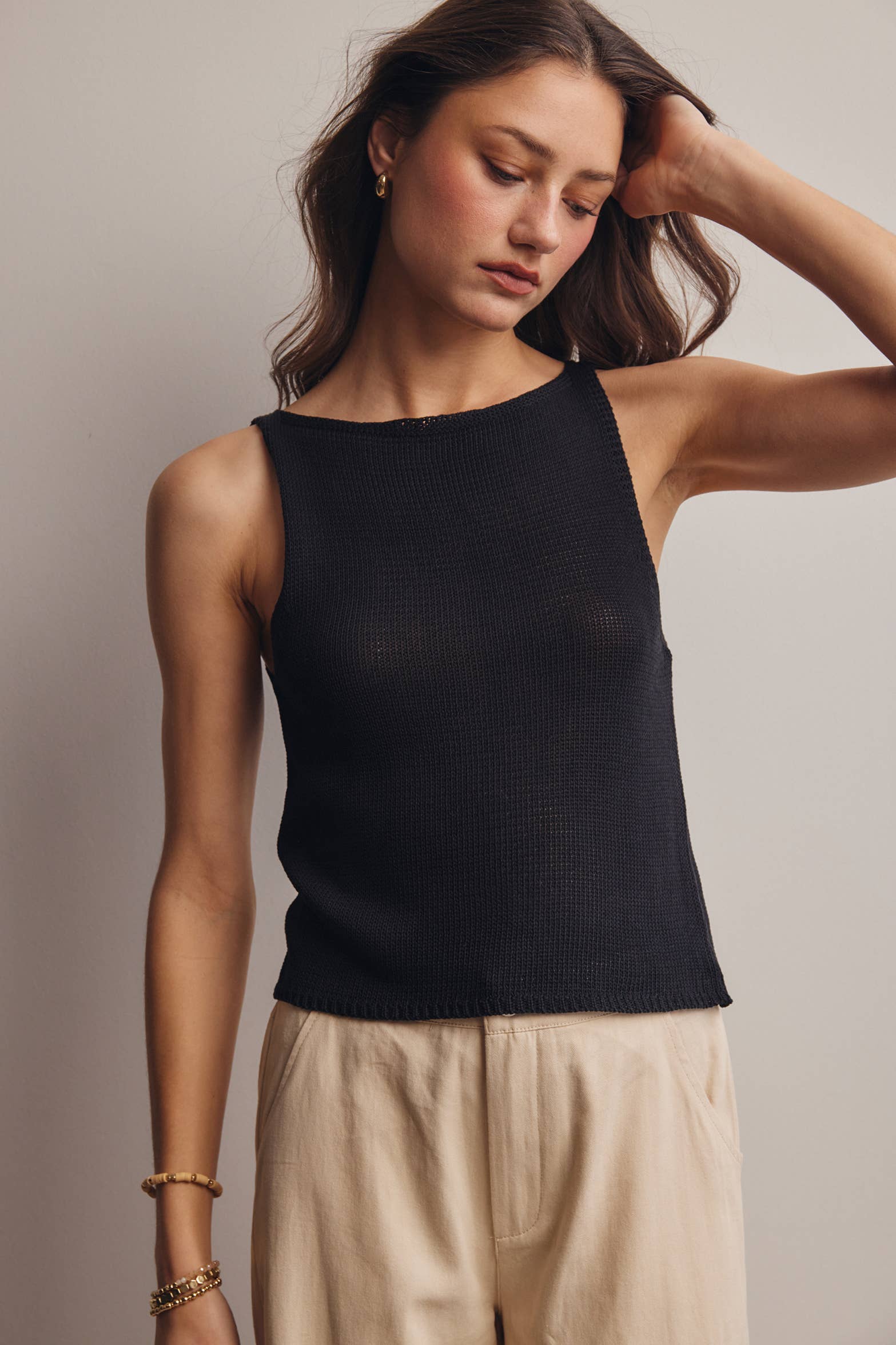 Jane Cotton Sweater Tank
