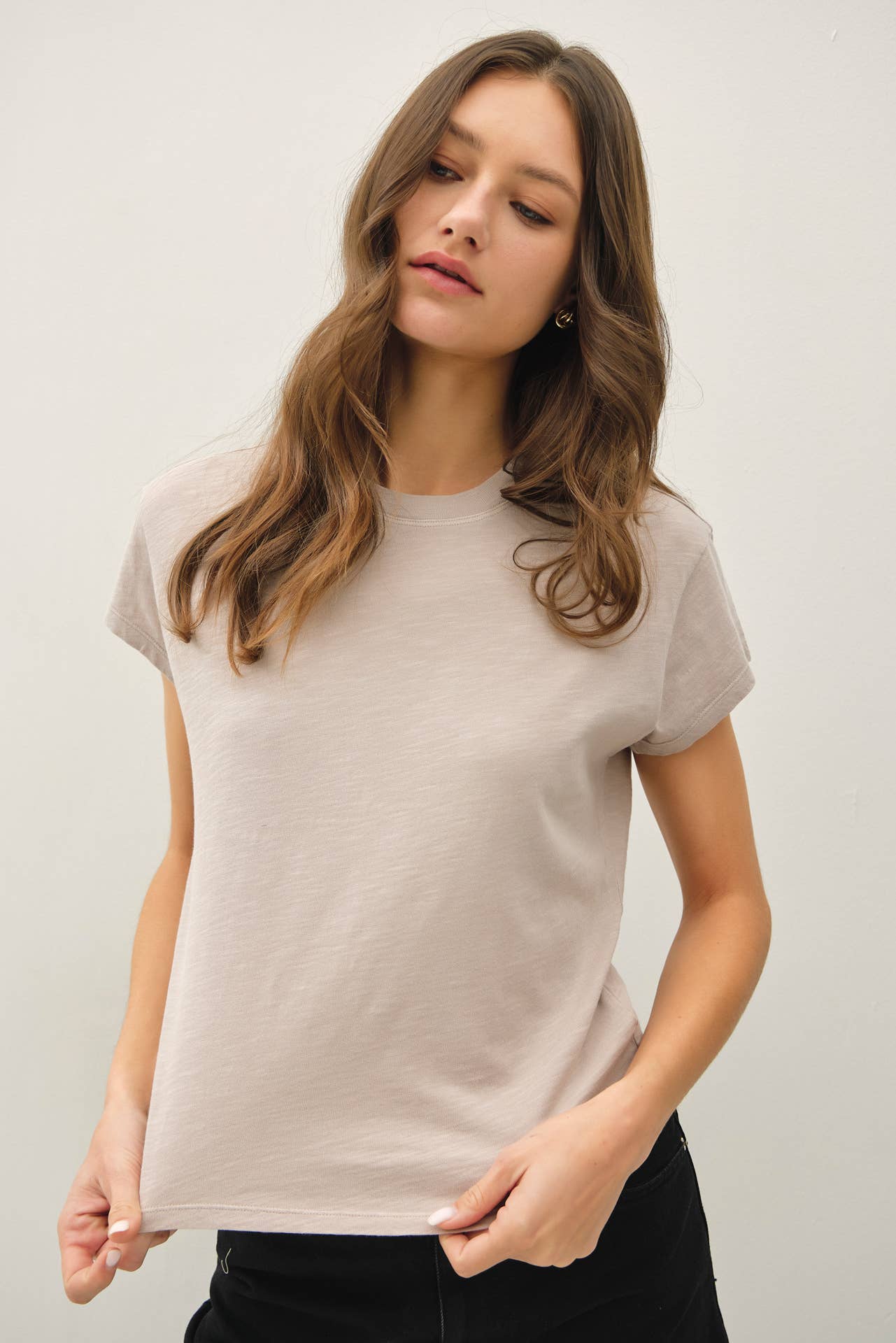 Tamara Slub Knit Baby Tee