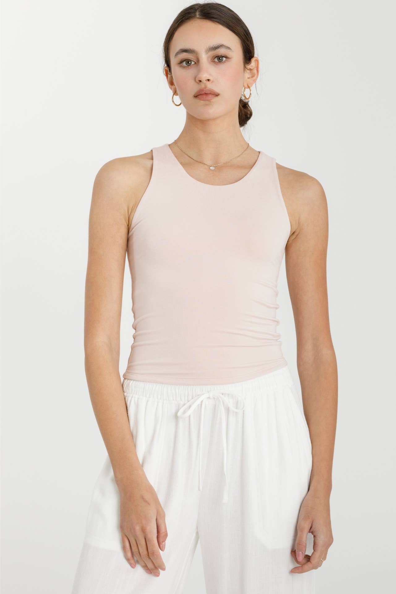 Kinsley Double Lined Round Neck Tank
